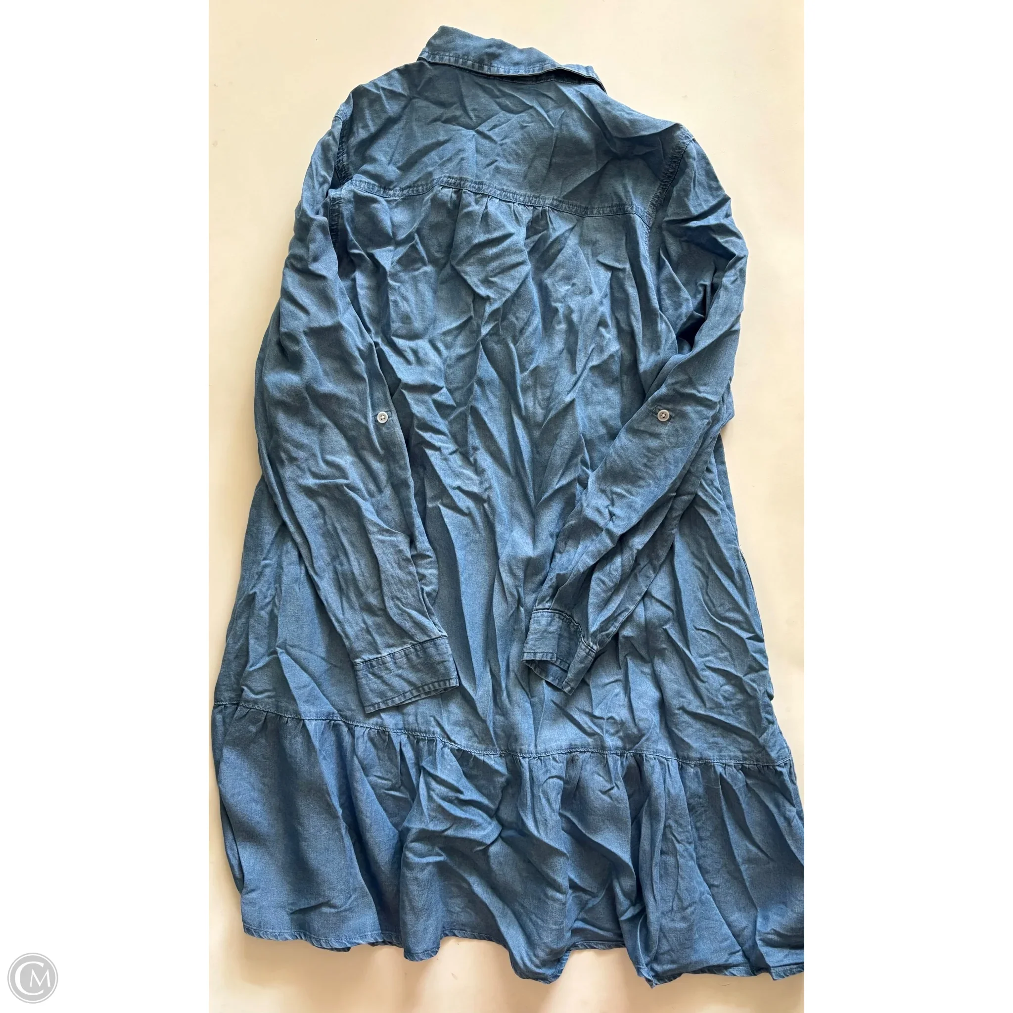 Dress Casual Short By Time And Tru In Blue, Size: M - Image 2