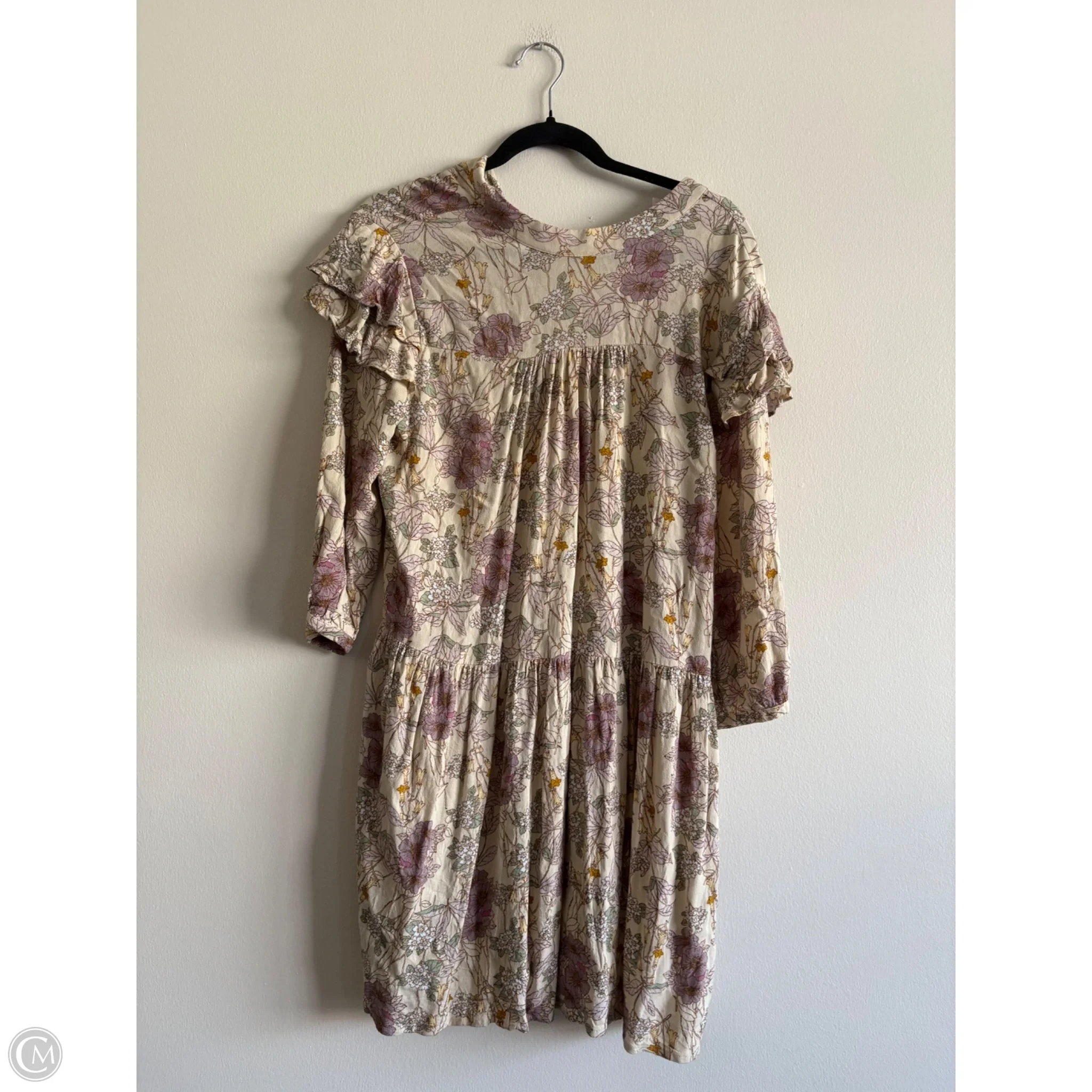 Dress Casual Midi By Ana In Floral Print, Size: M - Image 1
