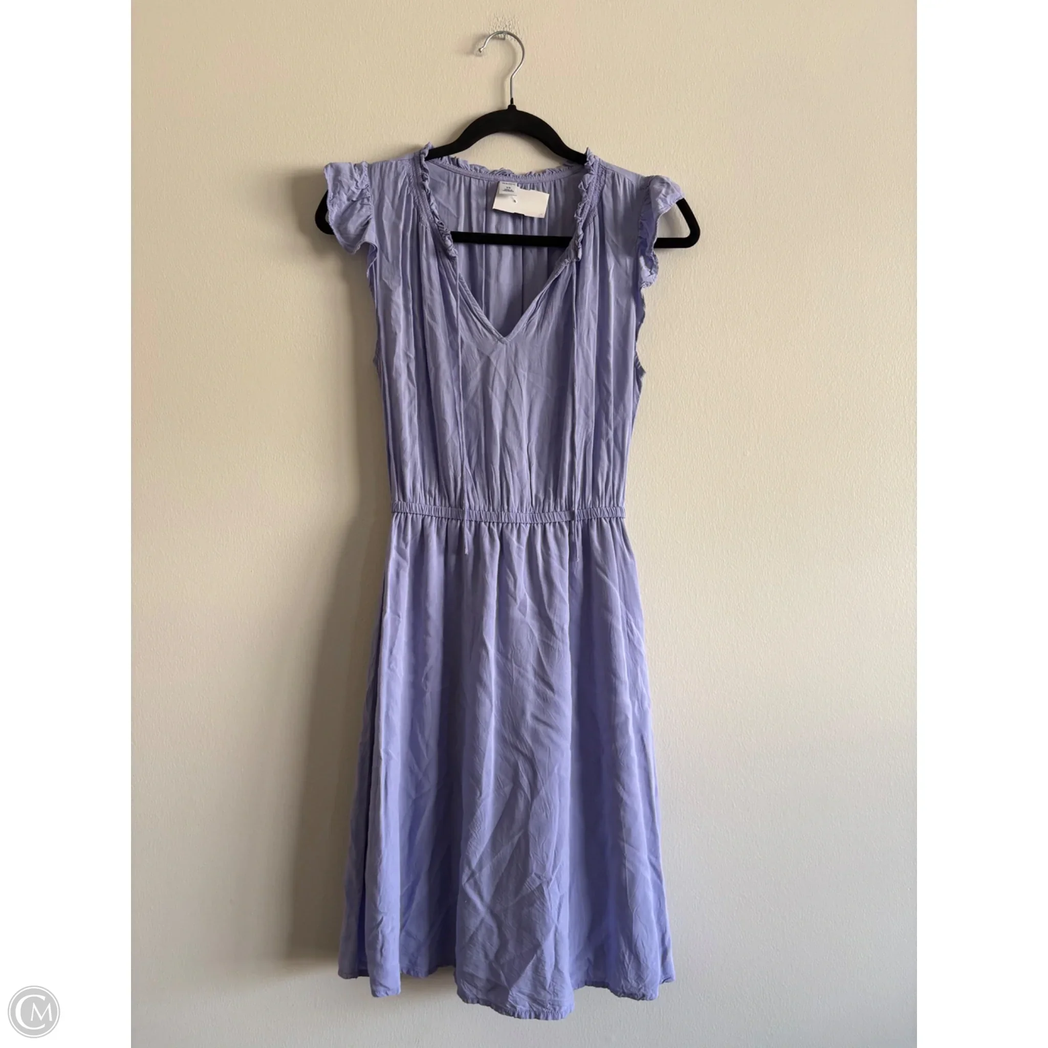 Dress Casual Midi By Old Navy In Purple, Size: Xs - Image 1