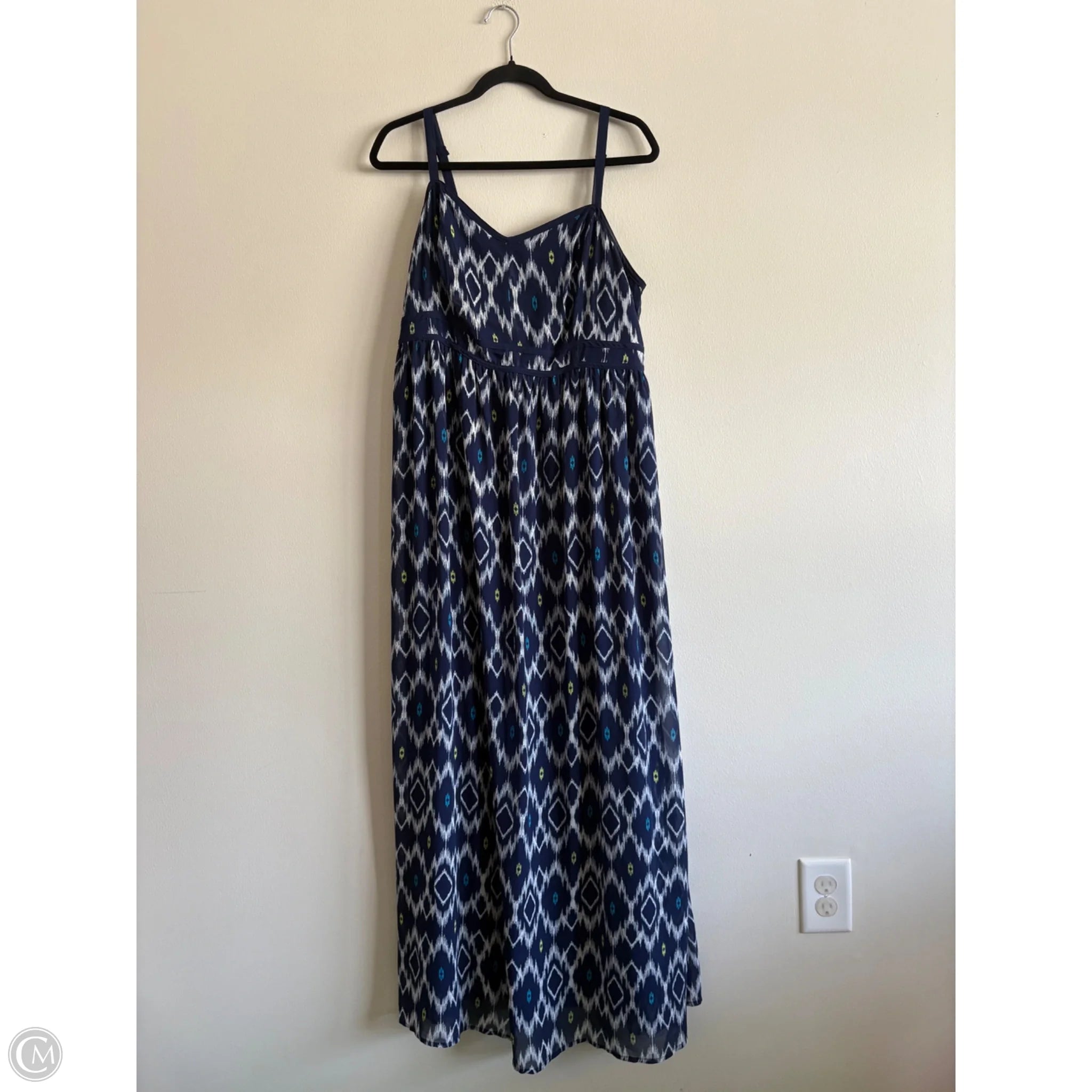 Dress Casual Maxi By Torrid In Navy, Size: 1x - Image 1
