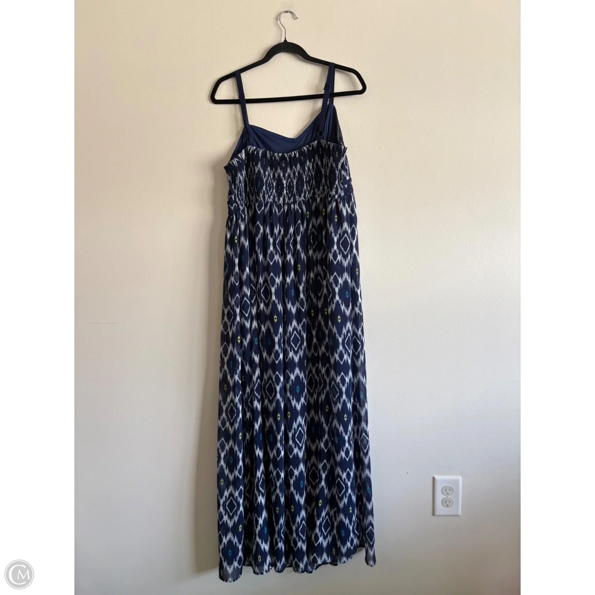 Dress Casual Maxi By Torrid In Navy, Size: 1x - Image 2
