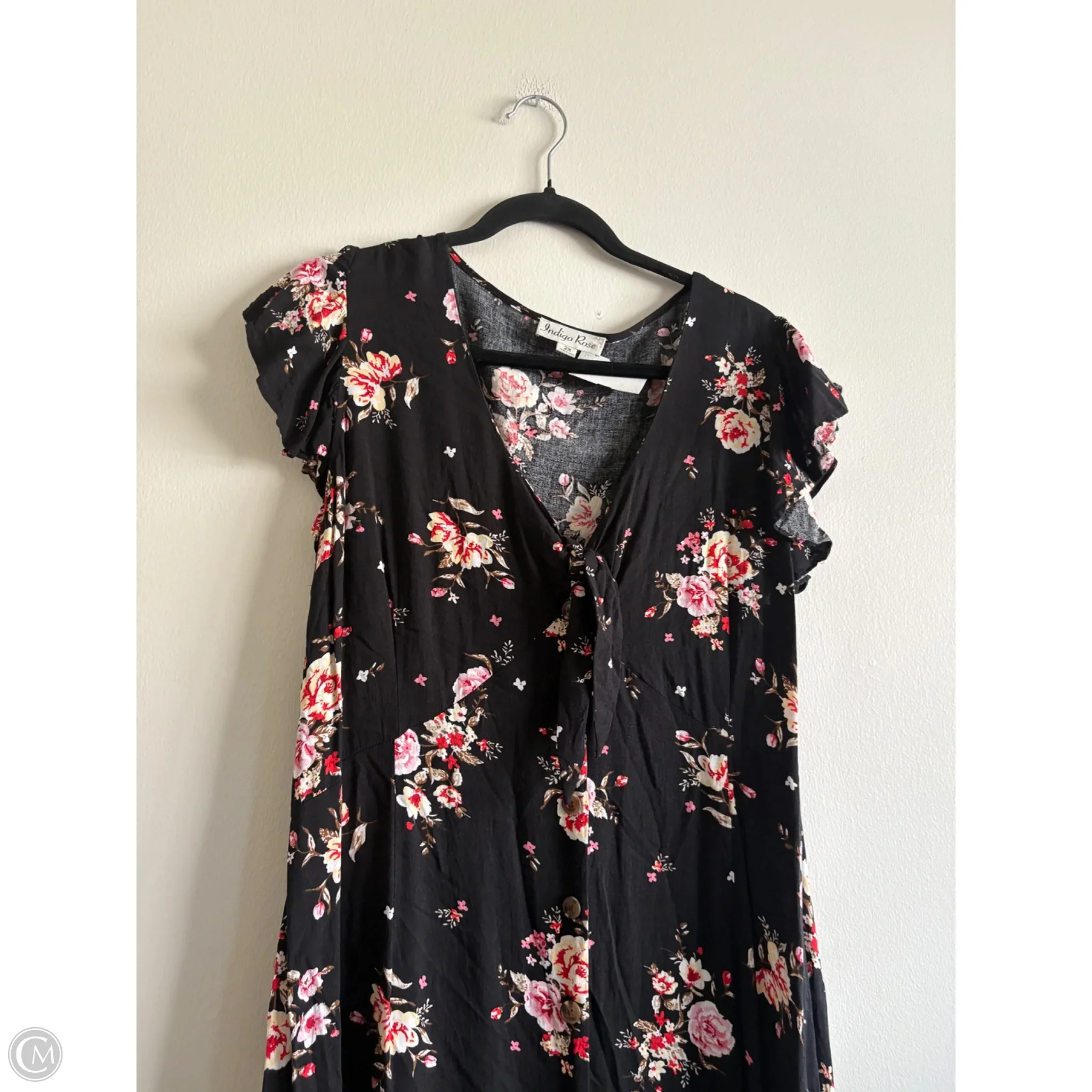 Dress Casual Midi By Indigo Rose In Black, Size: 2x - Image 3