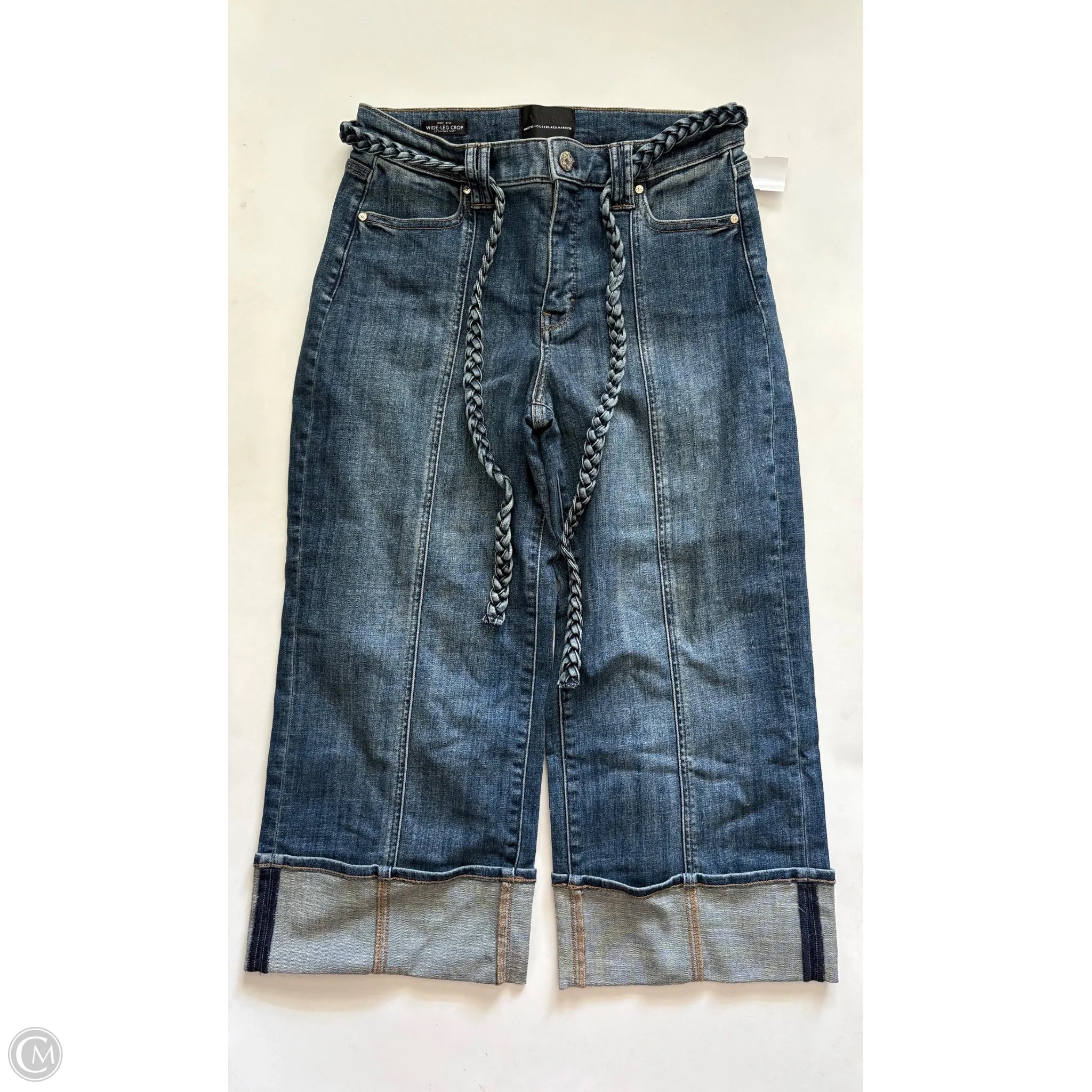 Jeans Cropped By White House Black Market In Blue, Size: 6p - Image 1