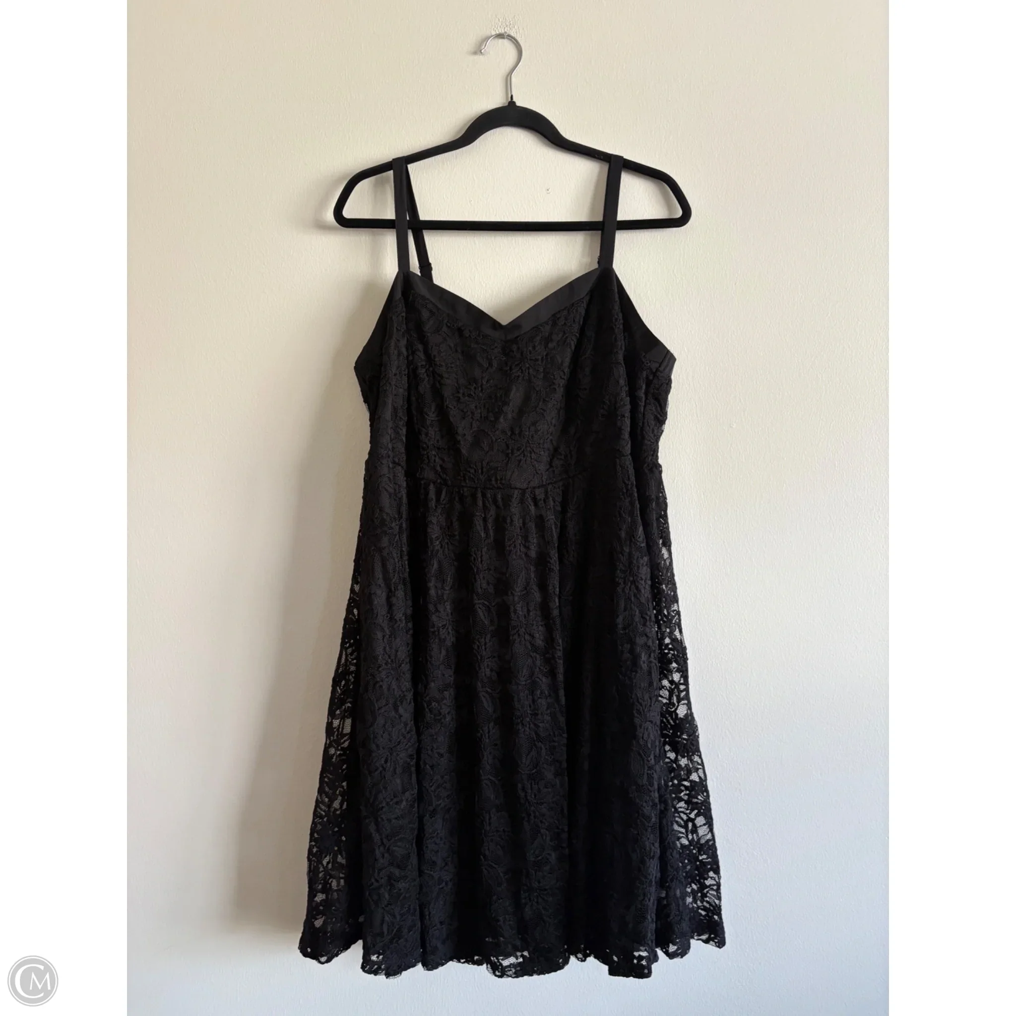 Dress Casual Midi By Torrid In Black, Size: 1x - Image 1