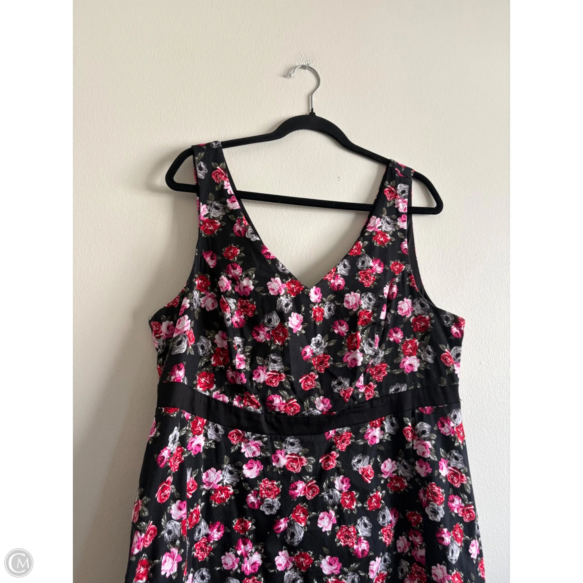 Dress Casual Midi By Torrid In Floral Print, Size: 16 - Image 3