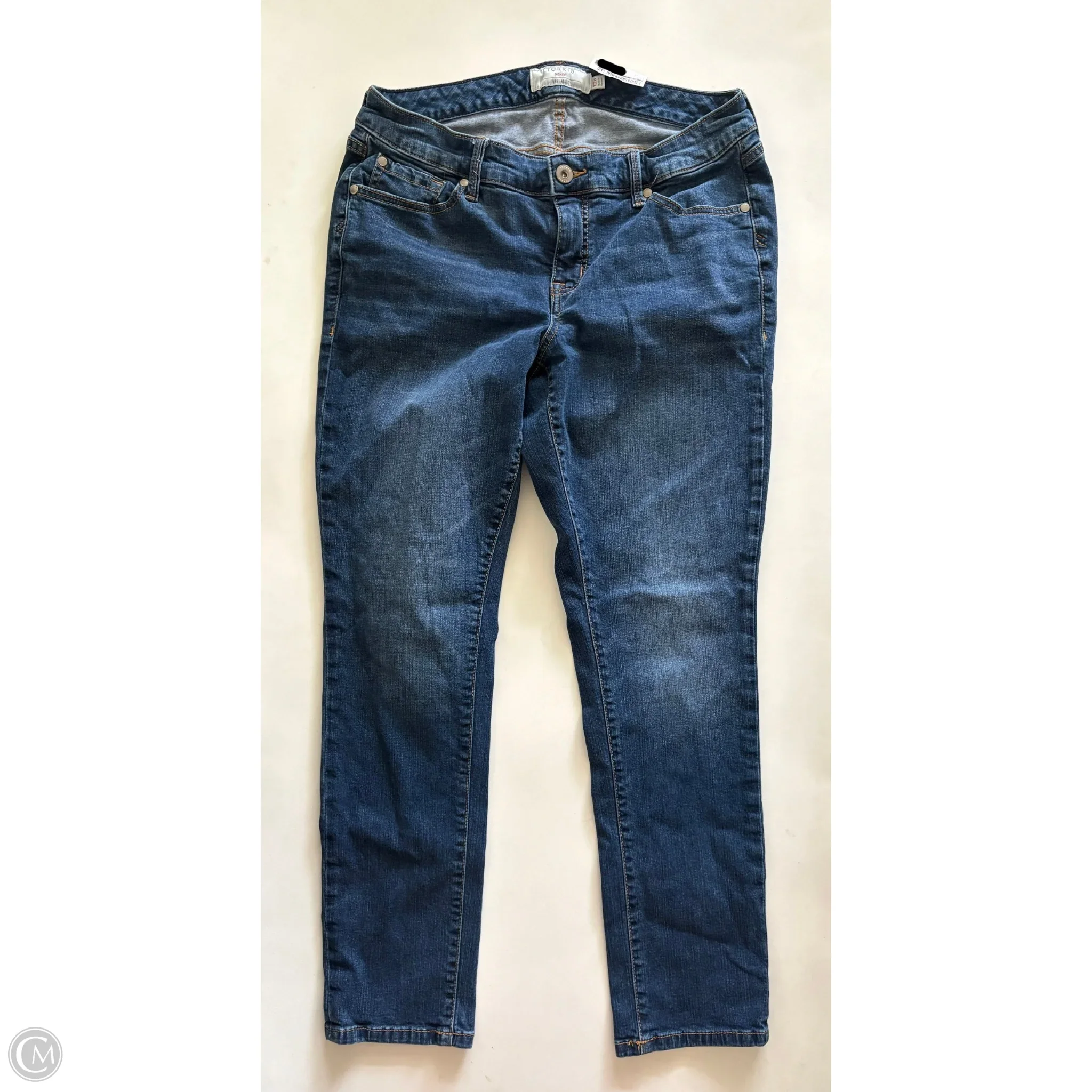 Jeans Straight By Torrid In Blue, Size: 12 - Image 1
