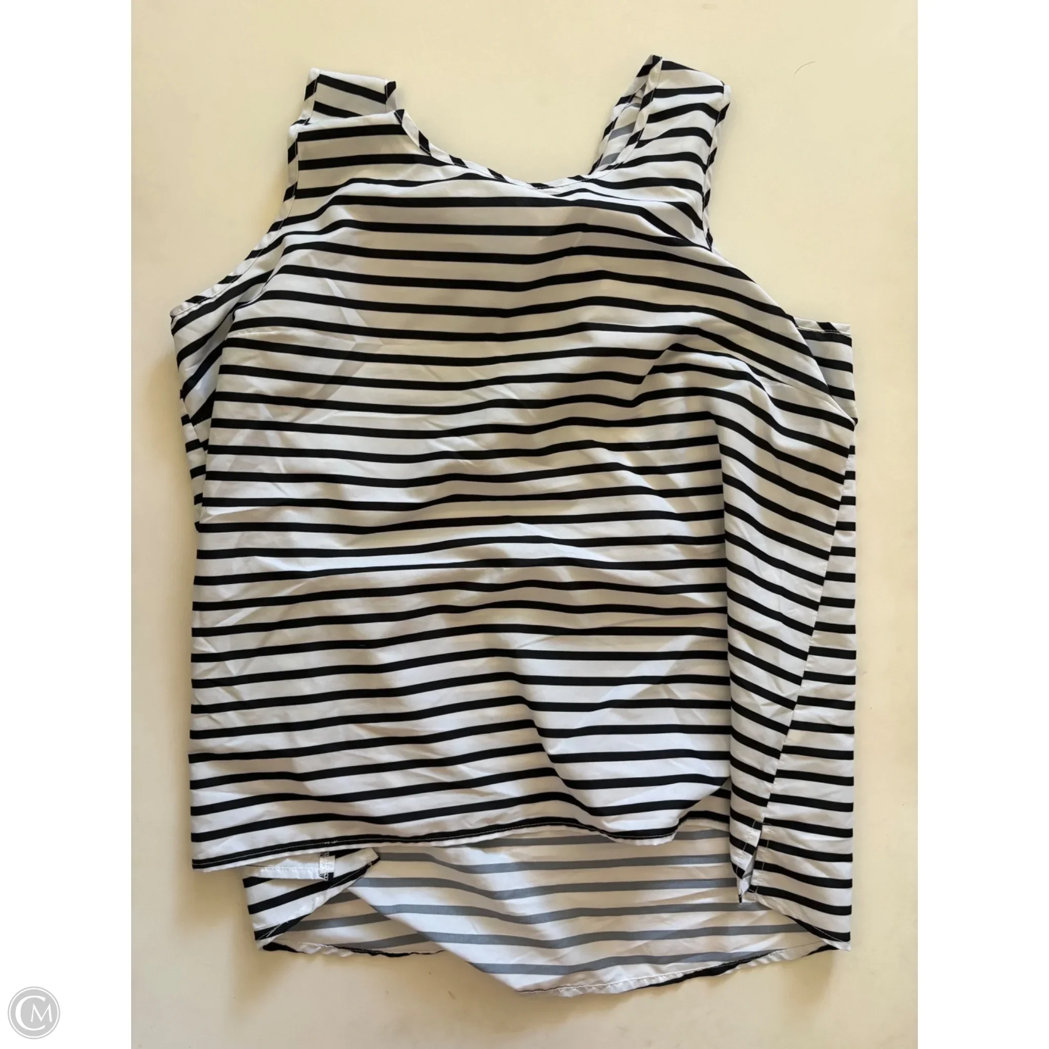 Tank Top By Time And Tru In Striped Pattern, Size: Xl - Image 1