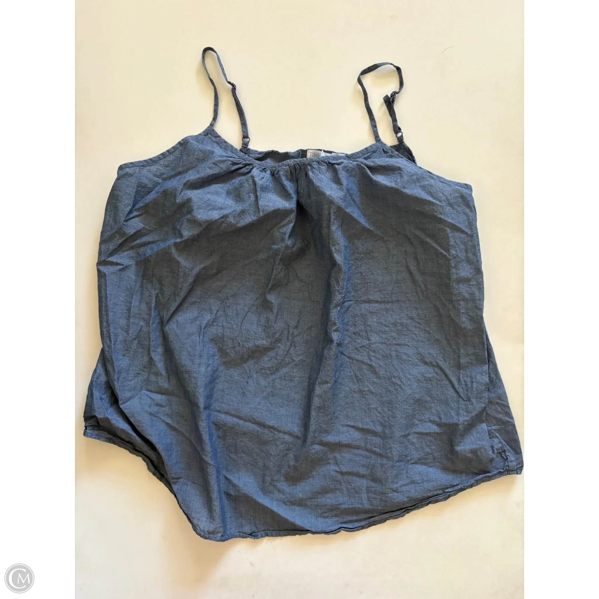 Tank Top By Time And Tru In Blue, Size: Xl - Image 1