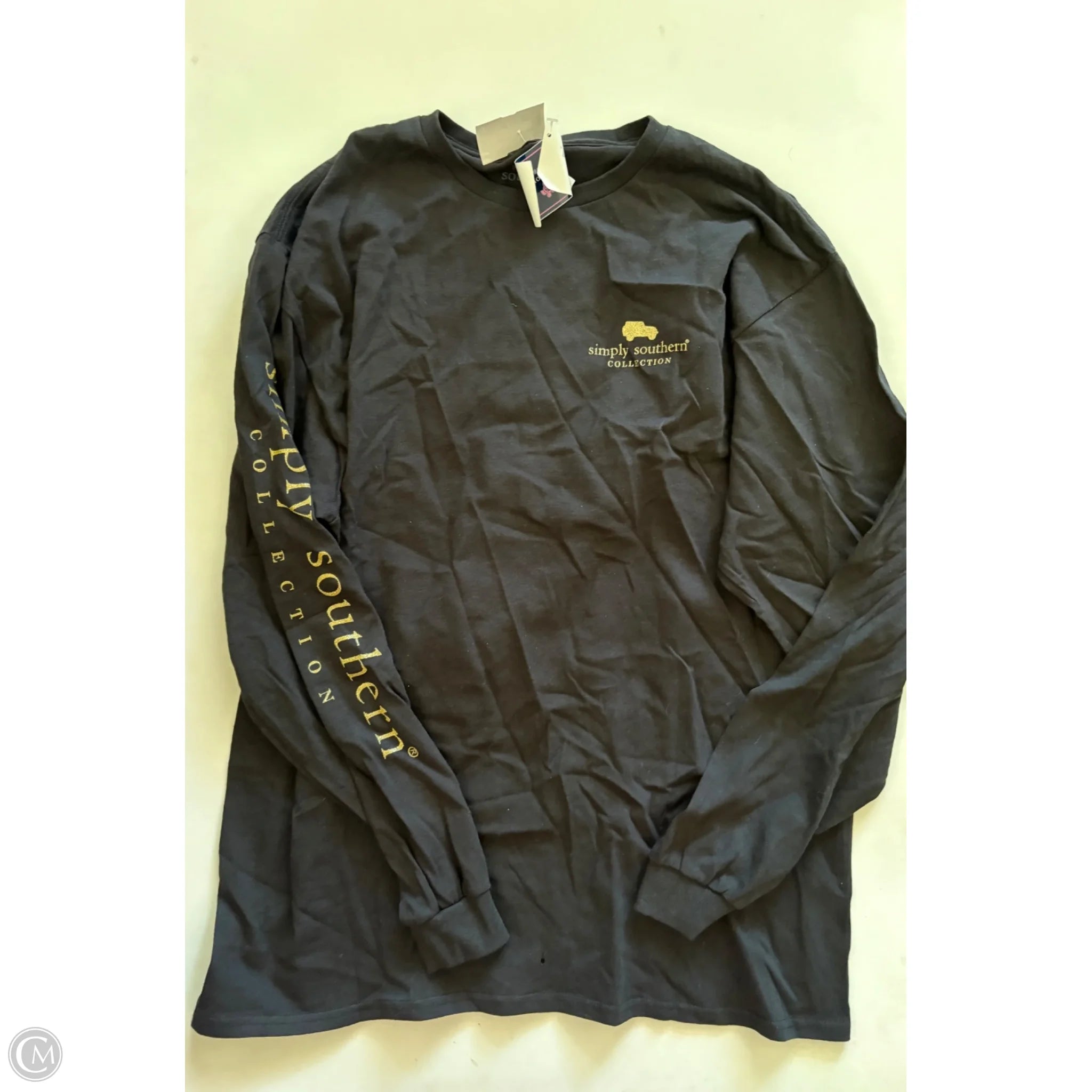 Top Long Sleeve By Simply Southern In Black, Size: Xl - Image 1