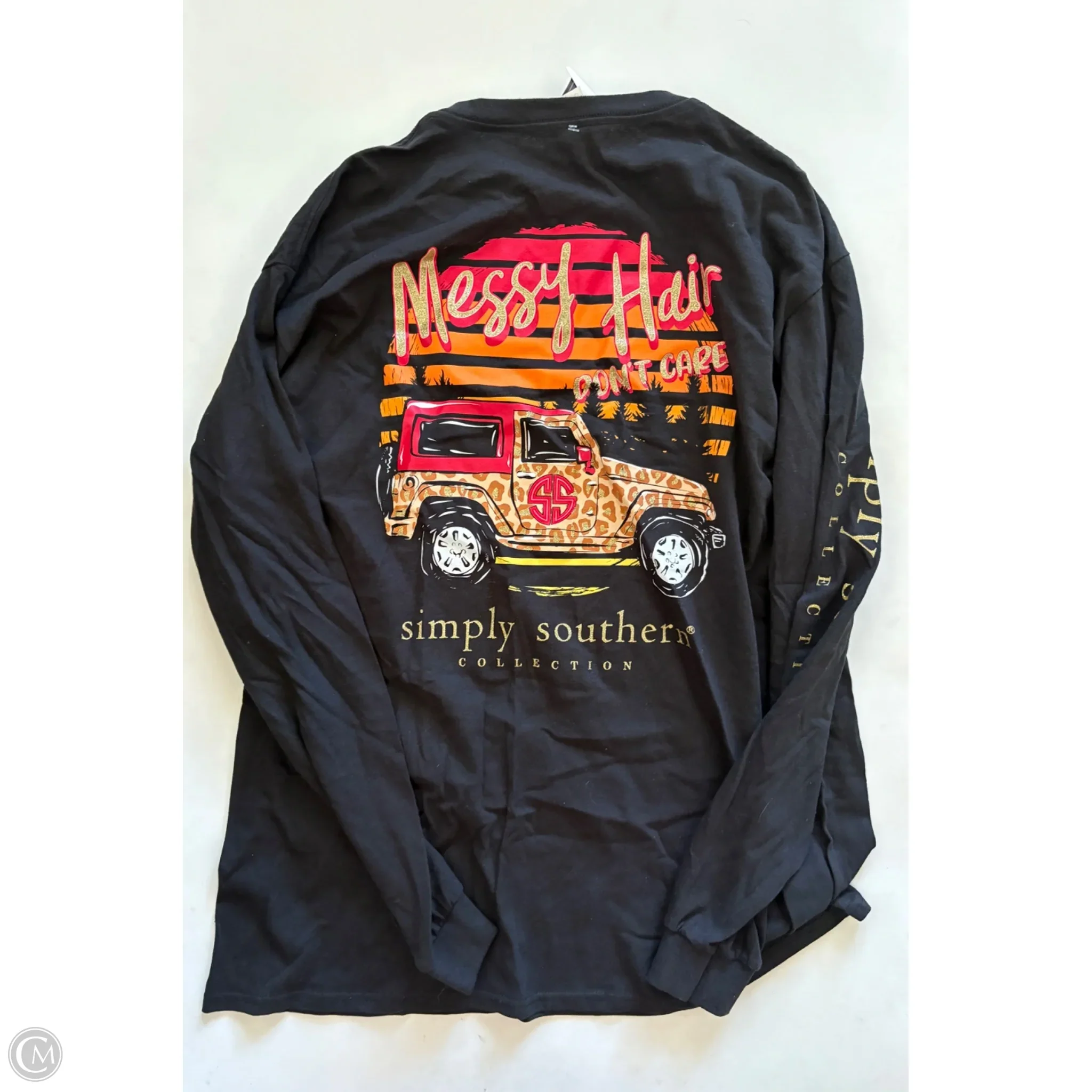 Top Long Sleeve By Simply Southern In Black, Size: Xl - Image 2
