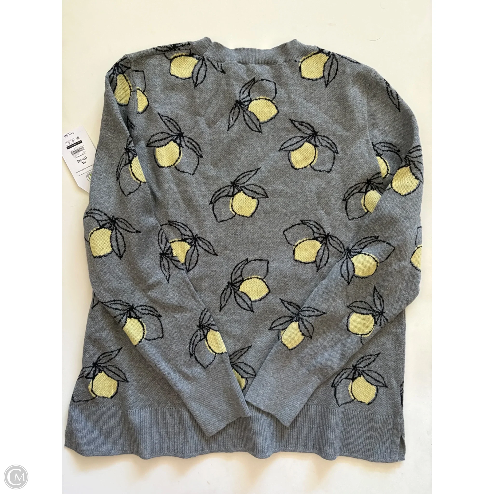 Sweater By Time And Tru In Grey, Size: Xl - Image 2