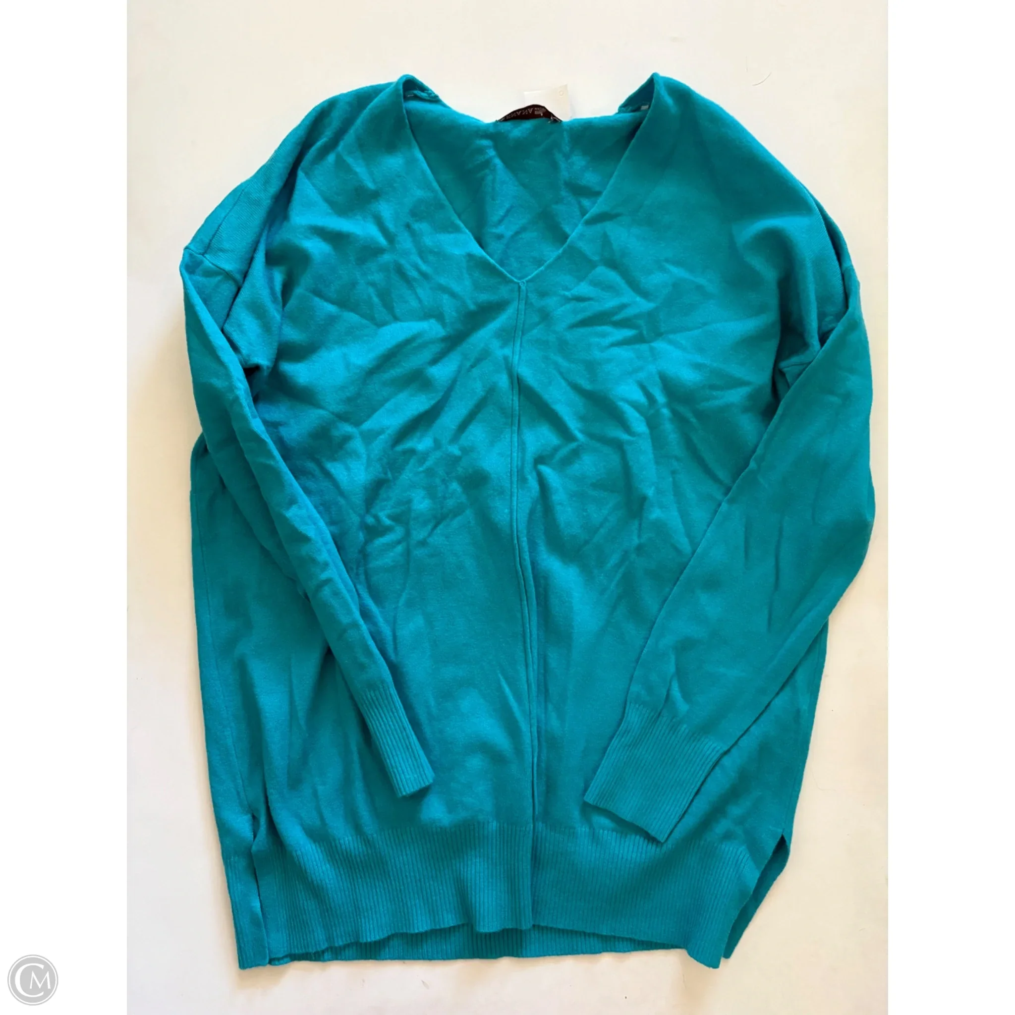 Sweater By Zenana In Blue, Size: S - Image 1