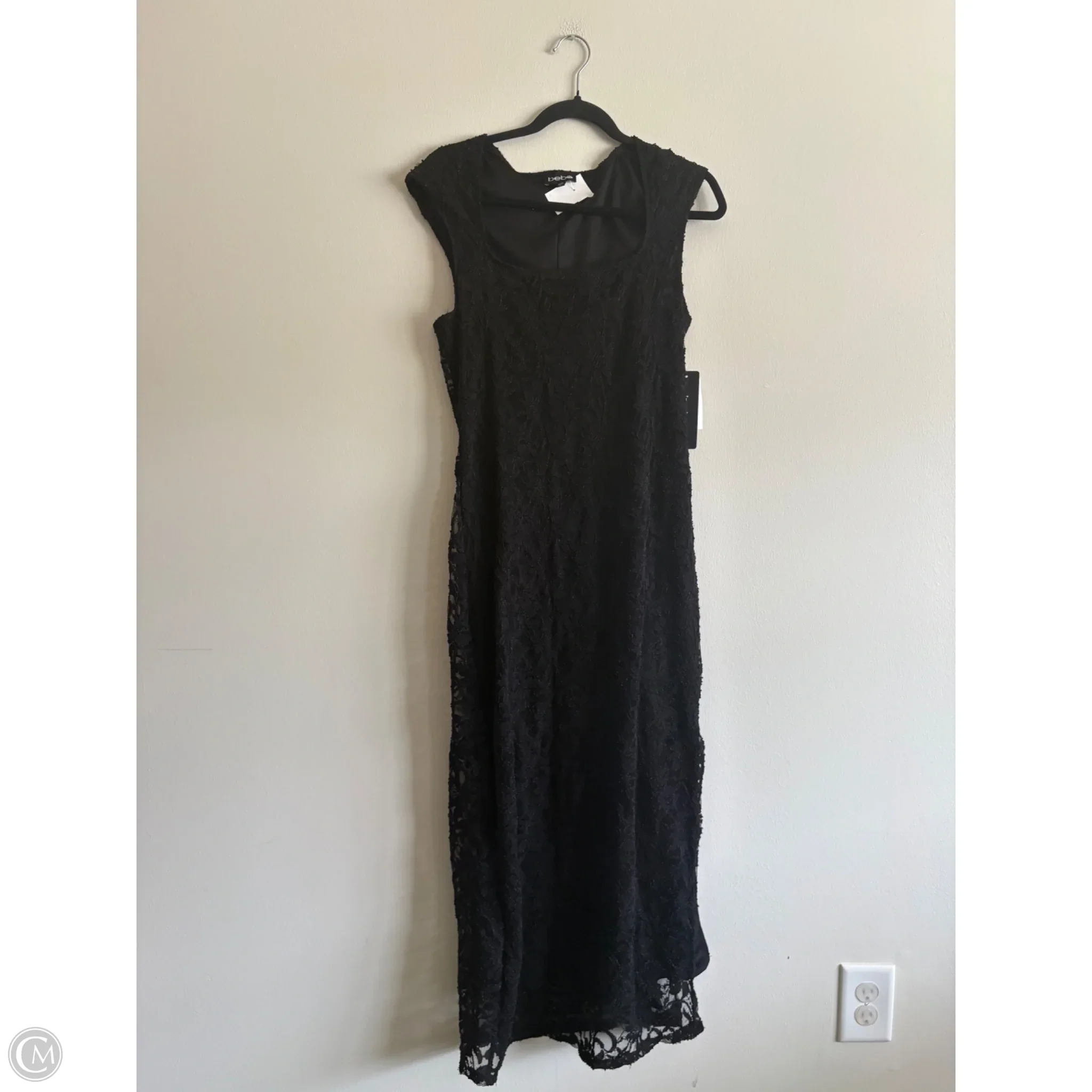 Dress Party Long By Bebe In Black, Size: L - Image 1