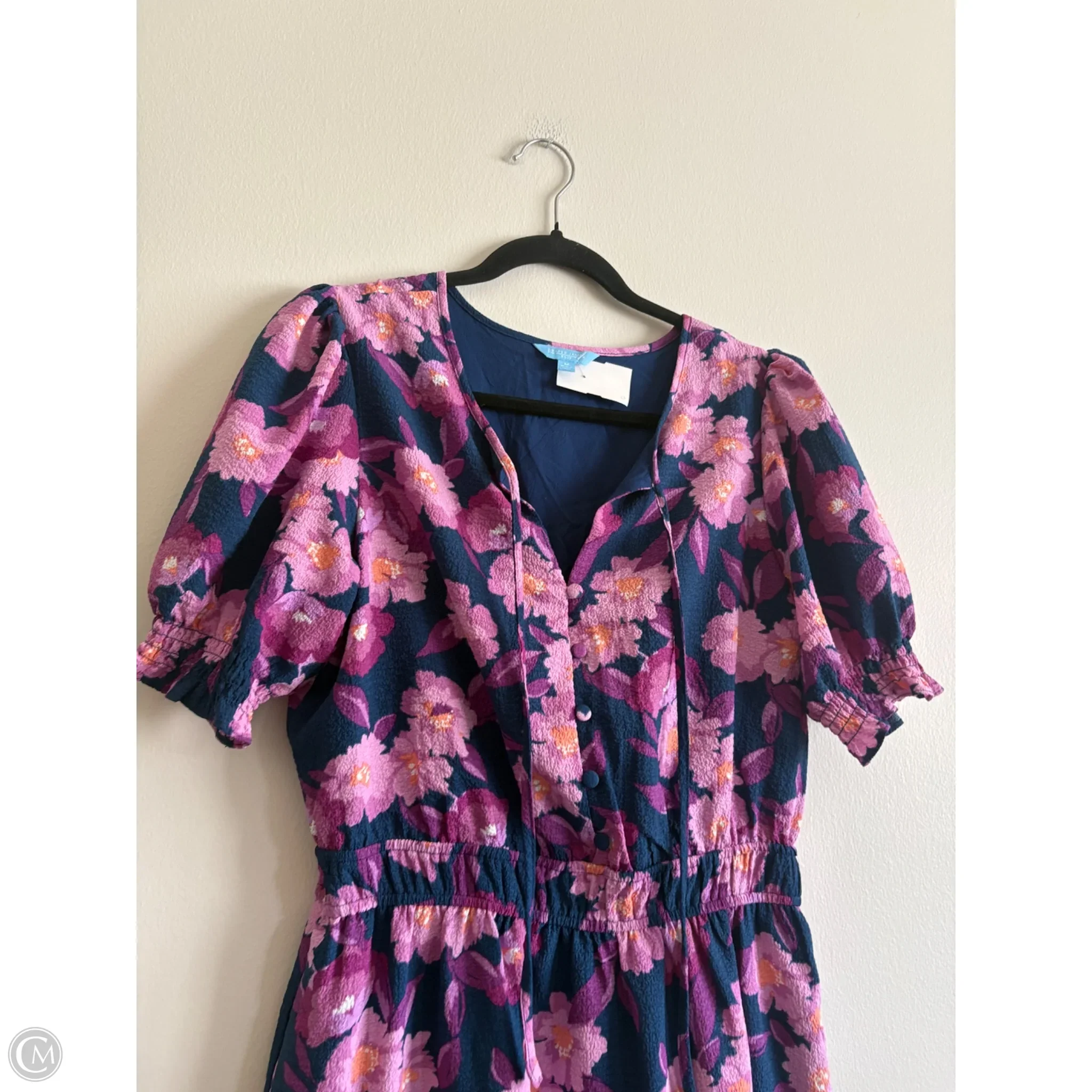 Dress Casual Midi By Draper James In Floral Print, Size: M - Image 3
