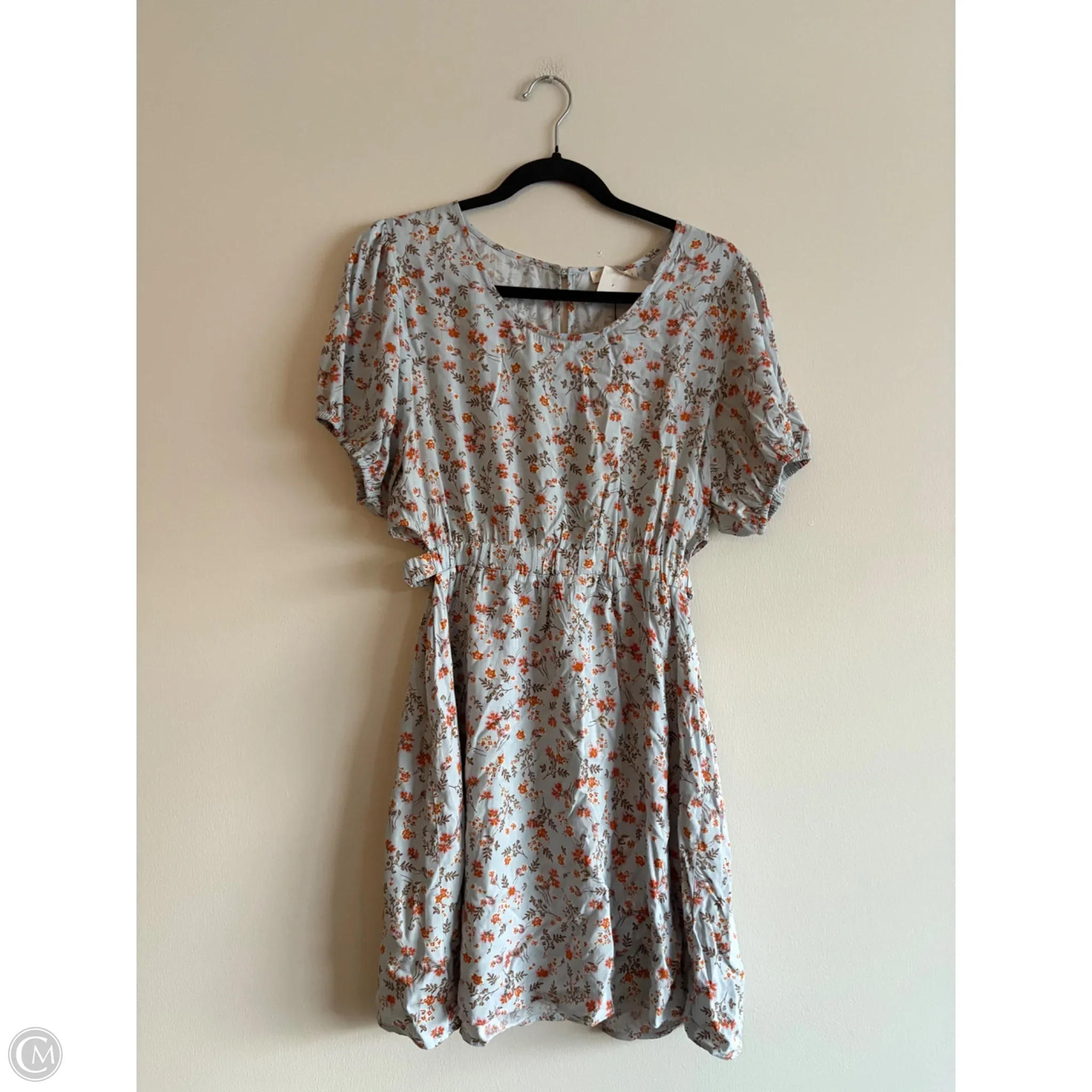 Dress Casual Midi By Promesa In Floral Print, Size: L - Image 1