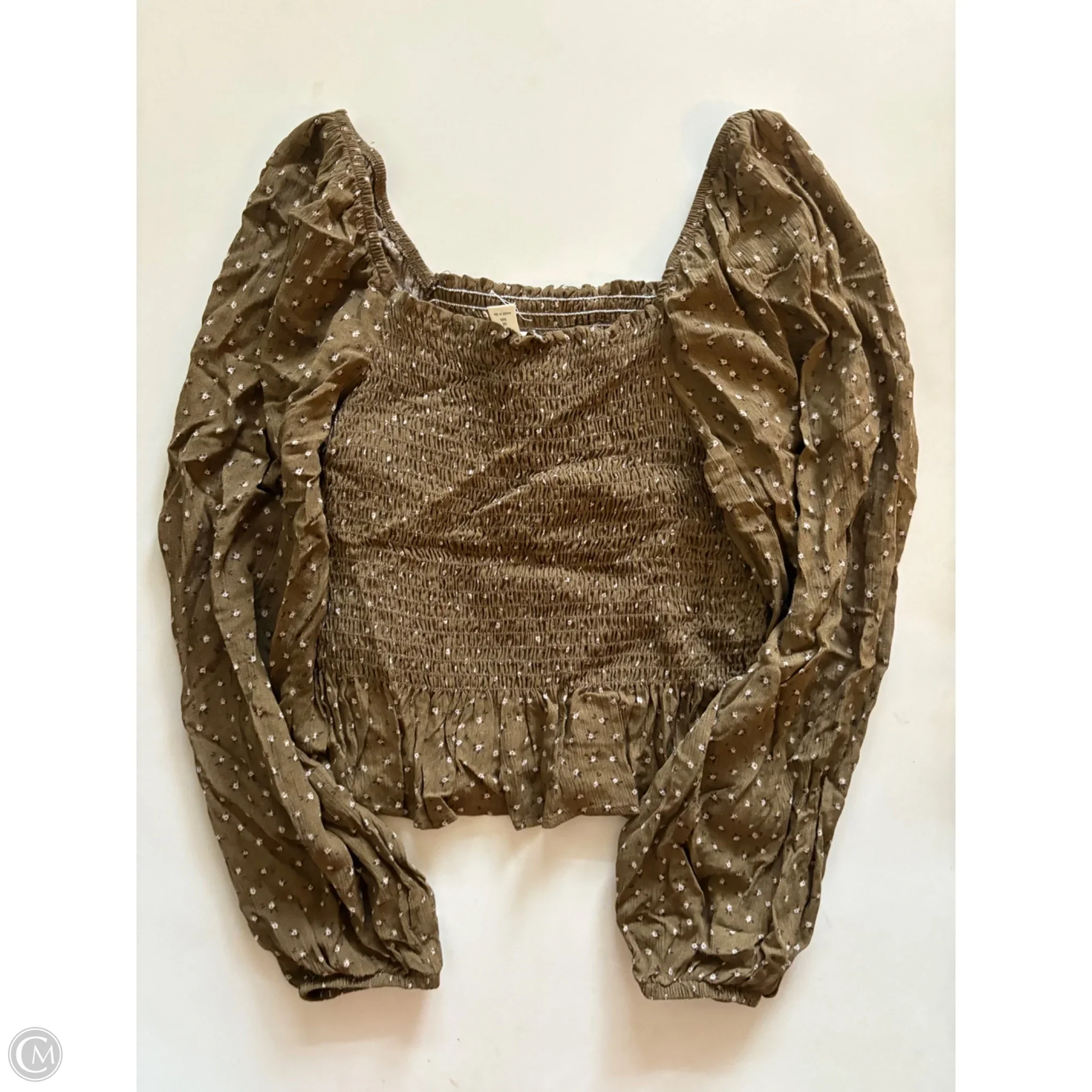 Top Long Sleeve By Lazy Sundays In Green - Image 2
