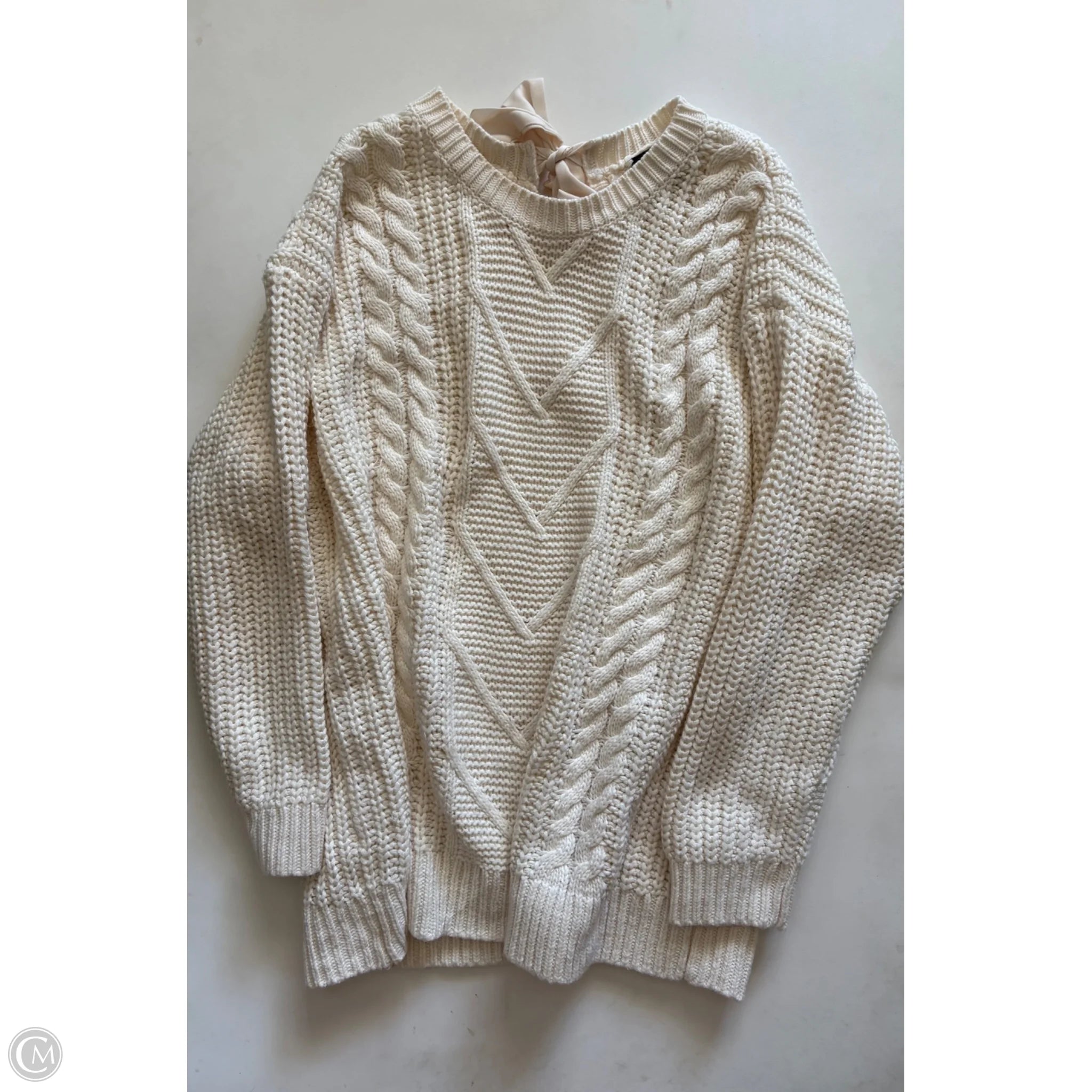 Sweater By Torrid In Cream, Size: 1x - Image 1