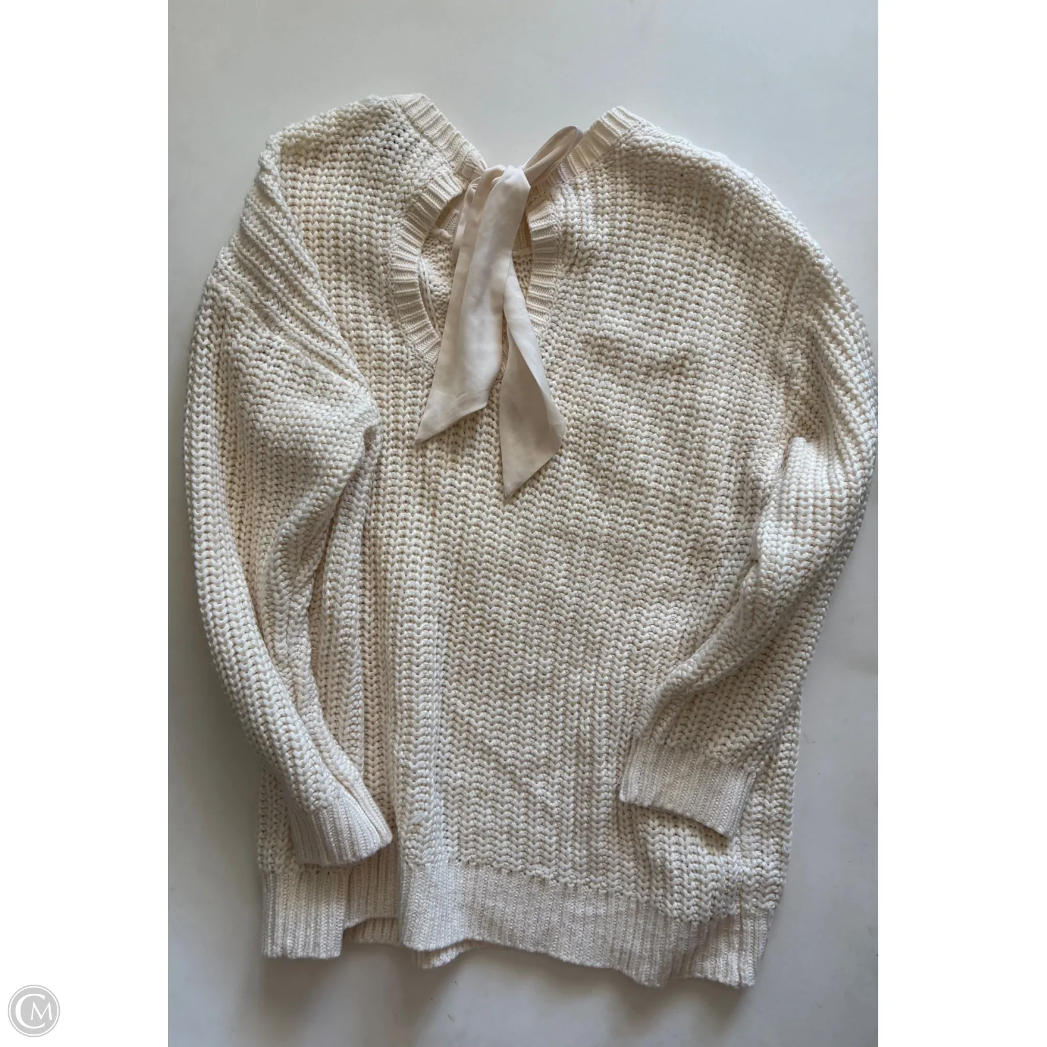 Sweater By Torrid In Cream, Size: 1x - Image 2