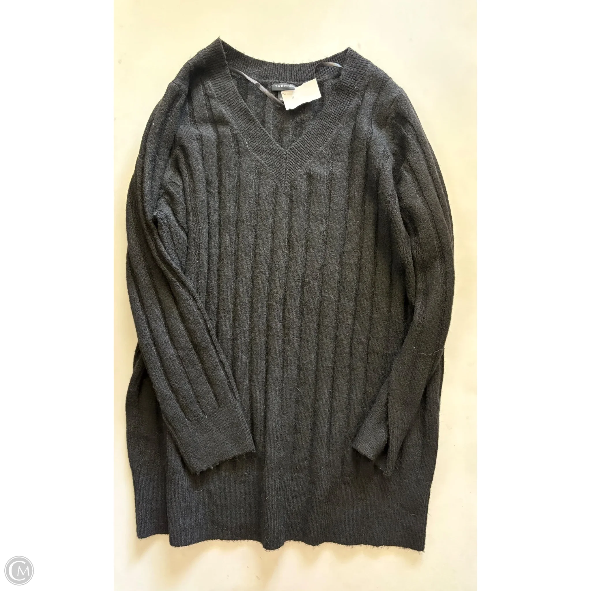 Sweater By Torrid In Black, Size: 1x - Image 1