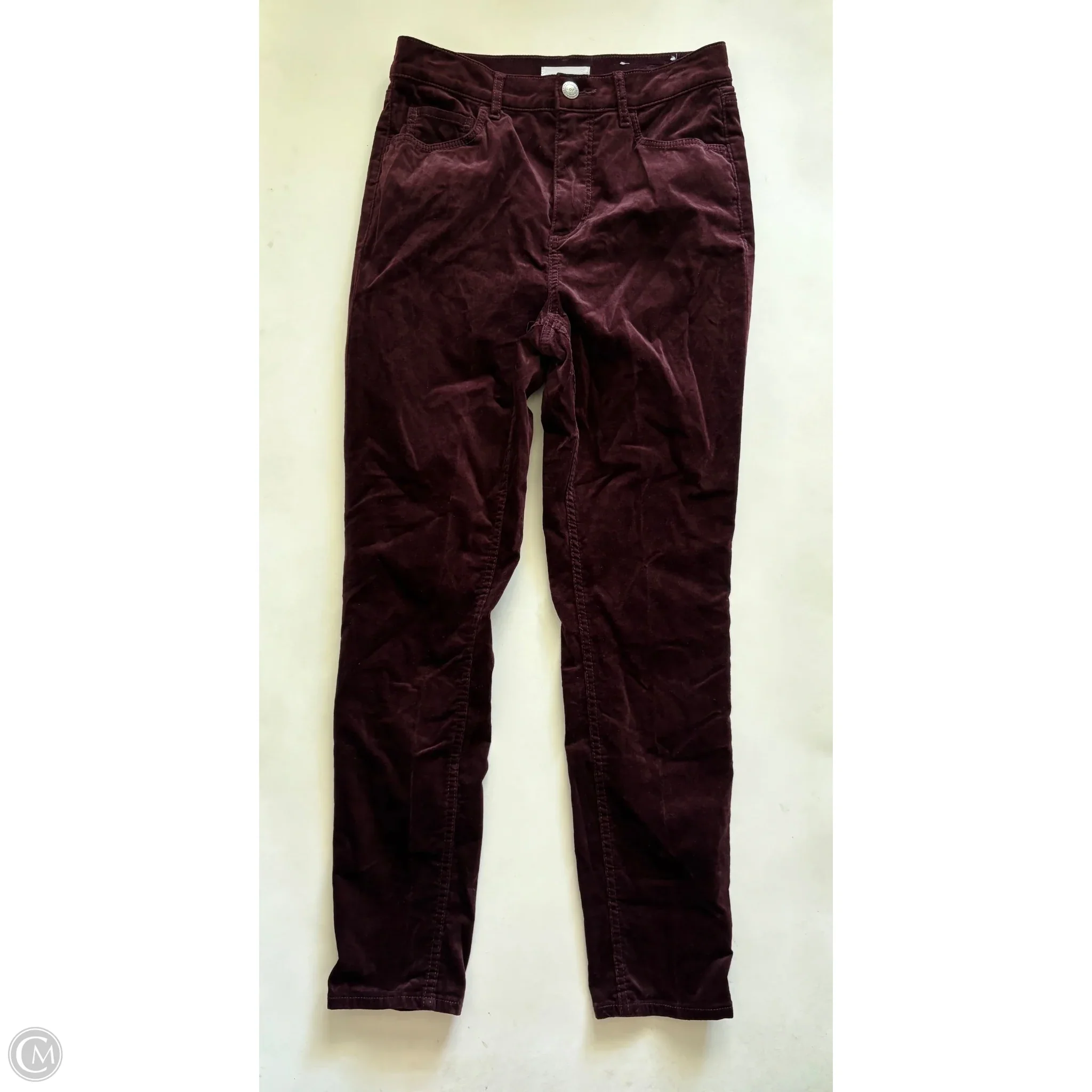 Pants Corduroy By Loft In Maroon, Size: 6 - Image 1