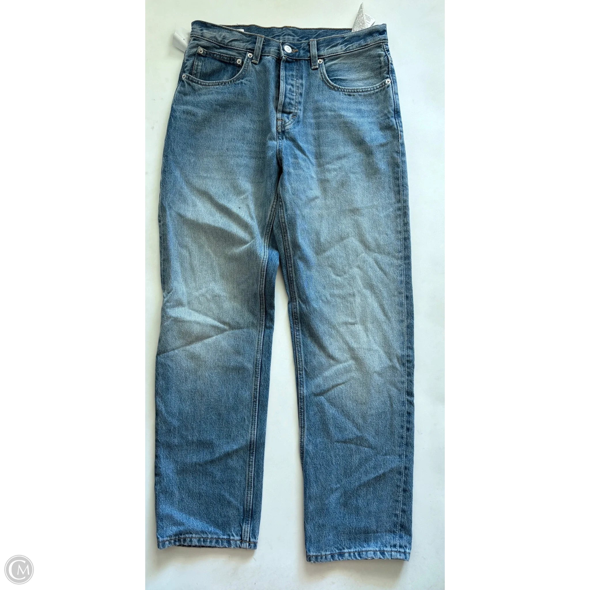 Jeans Straight By Zara In Blue, Size: 10 - Image 1