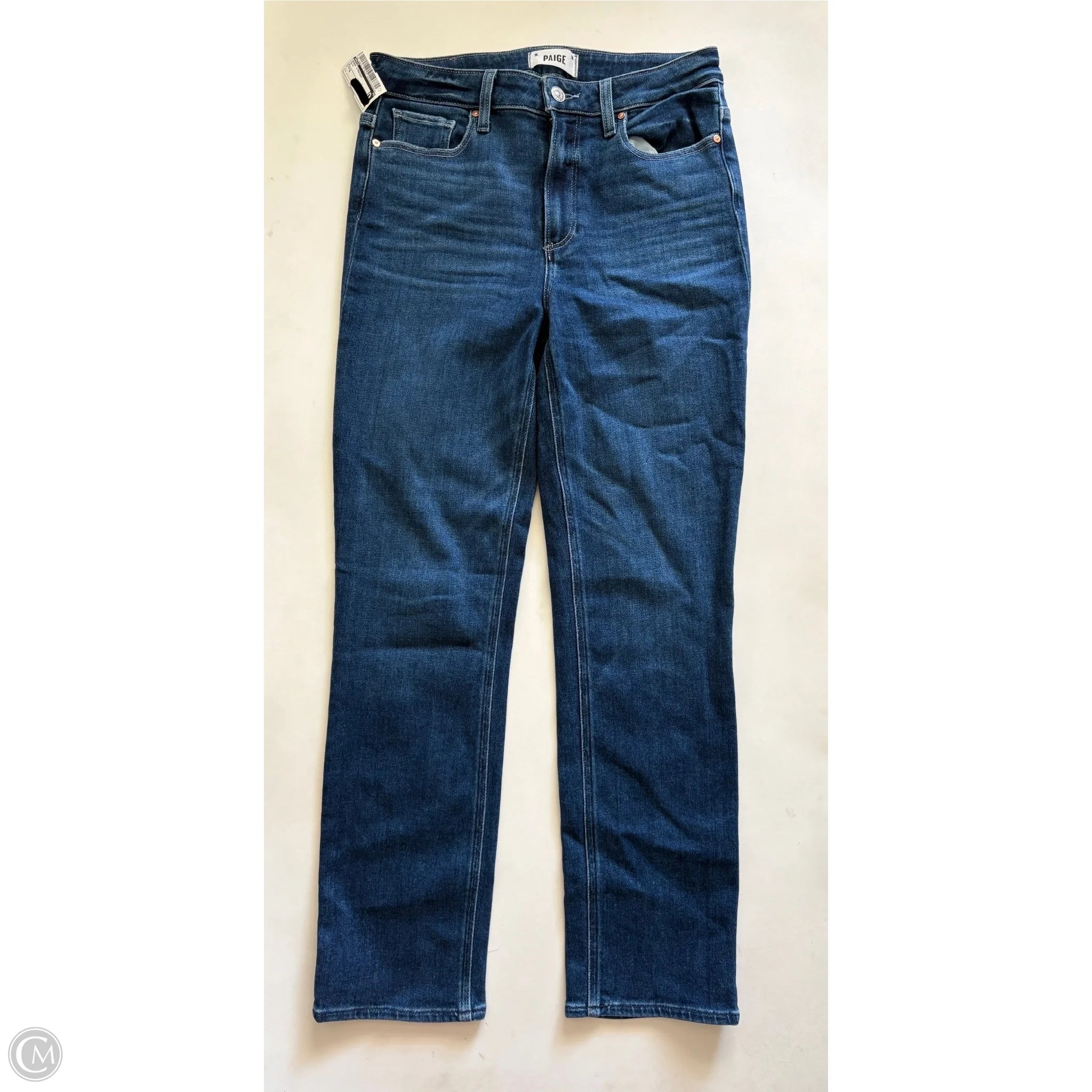 Jeans Straight By Paige In Blue, Size: 6 - Image 1