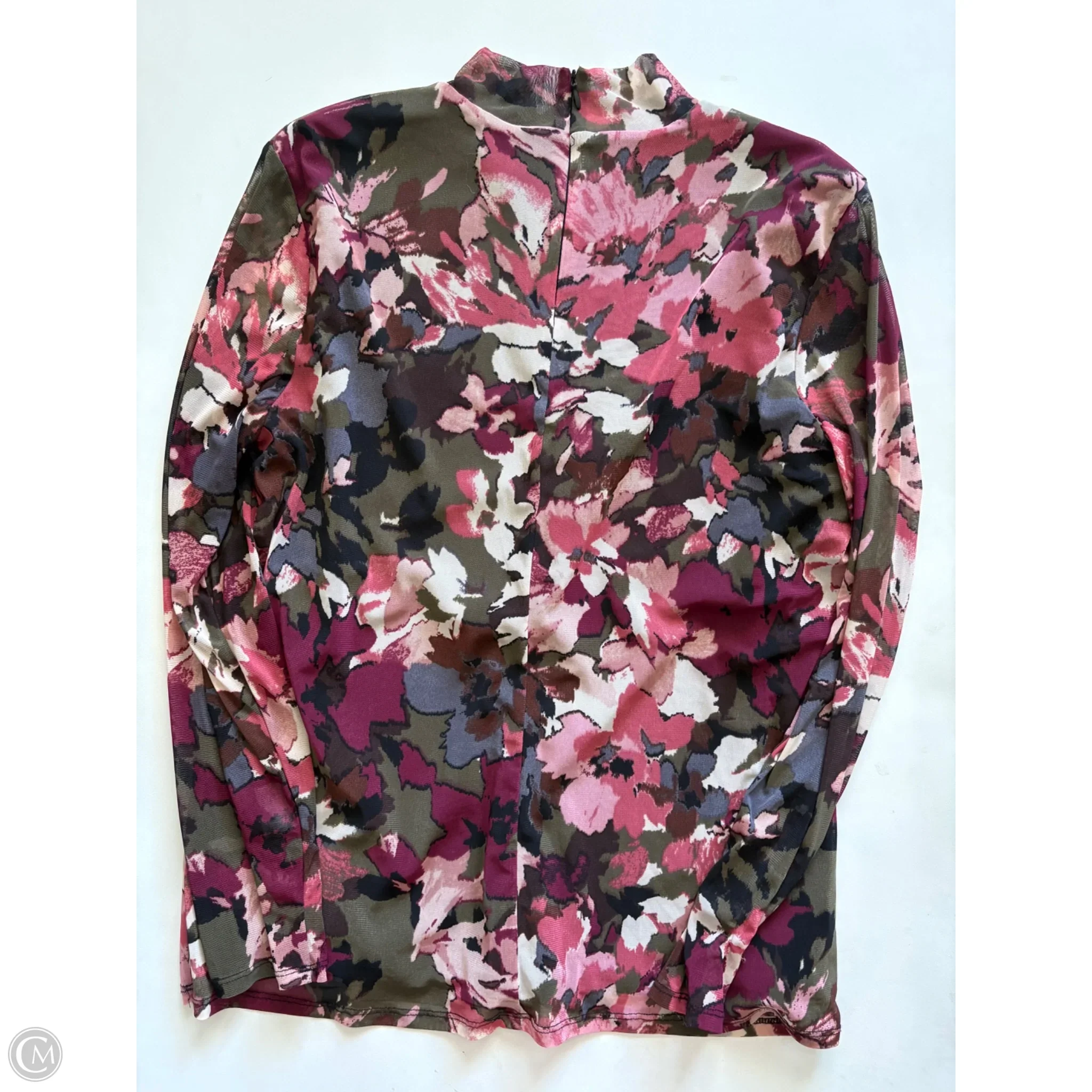 Blouse Long Sleeve By Anne Klein In Multi-colored, Size: Xl - Image 2