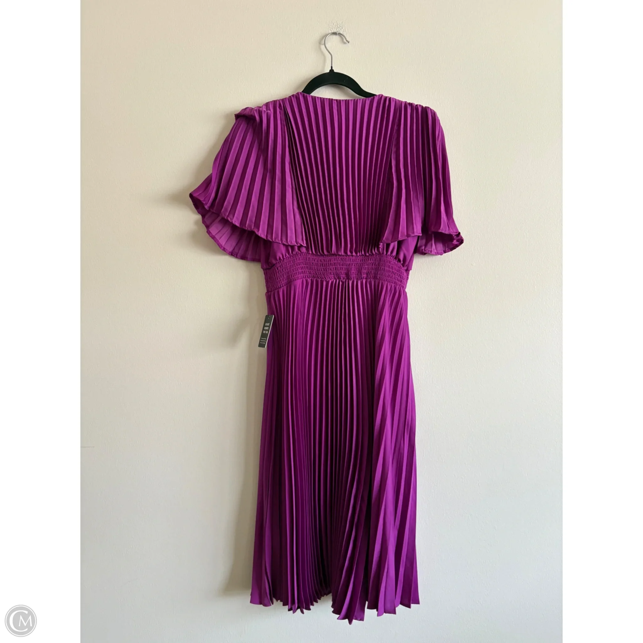 Dress Party Midi By Express In Purple, Size: S - Image 2