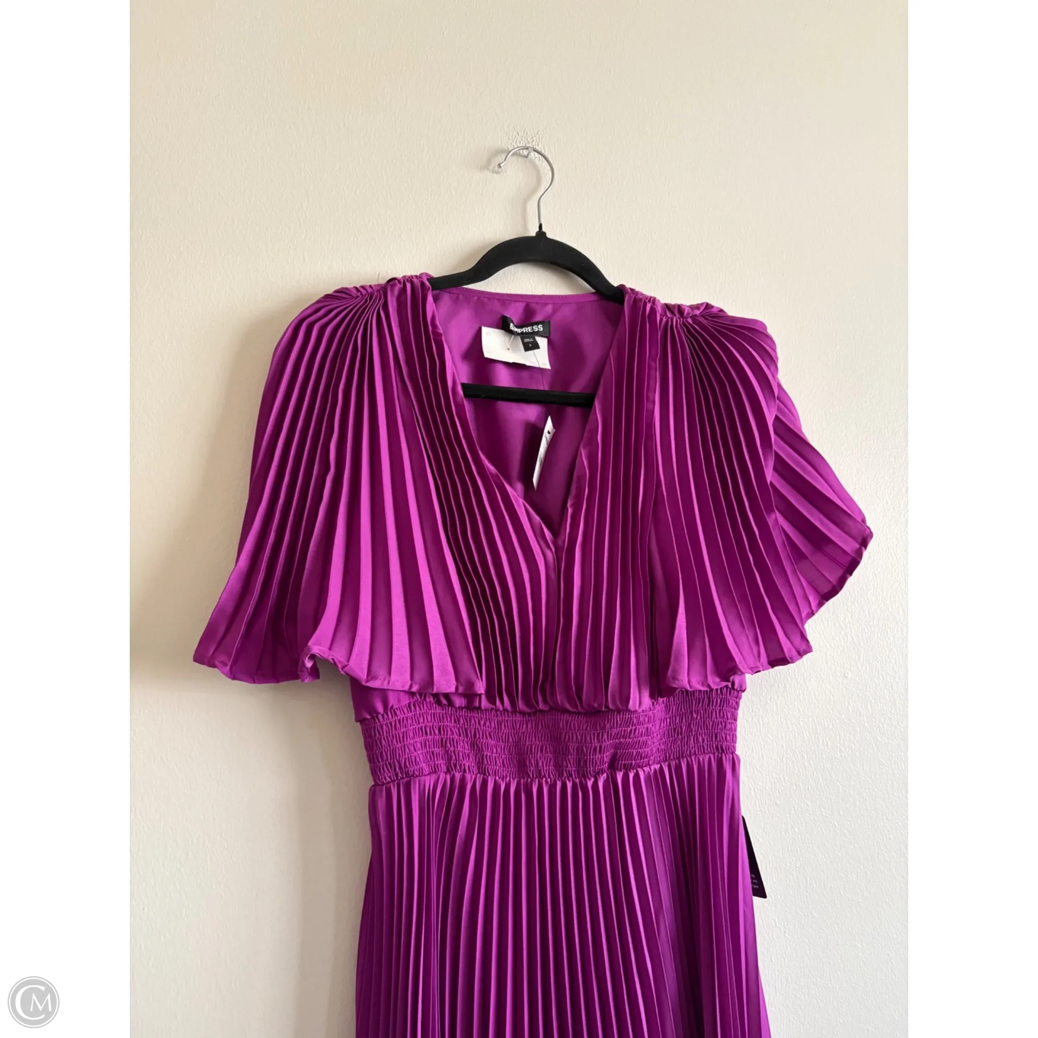 Dress Party Midi By Express In Purple, Size: S - Image 3