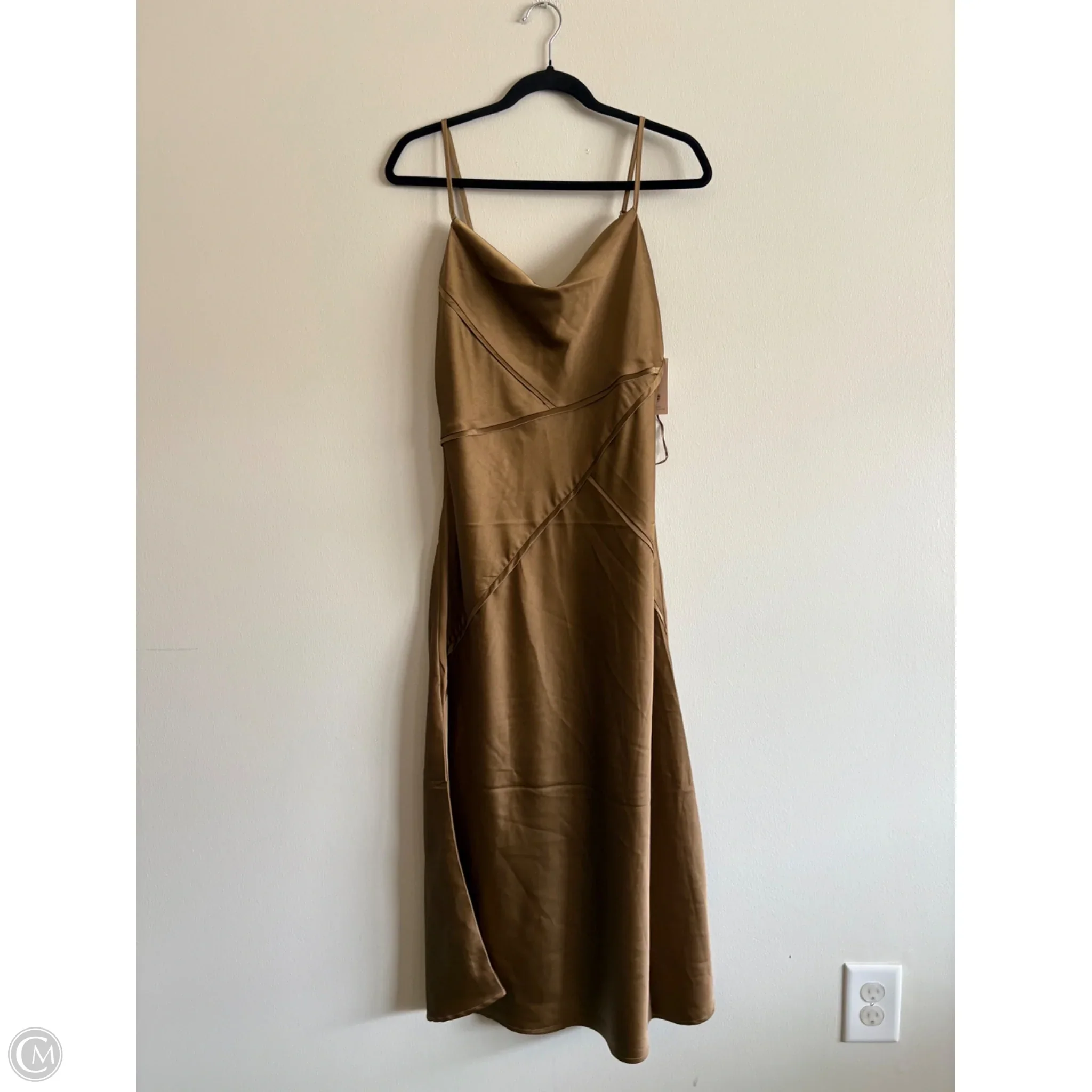 Dress Party Midi By Sincerely Jules In Gold, Size: M - Image 1