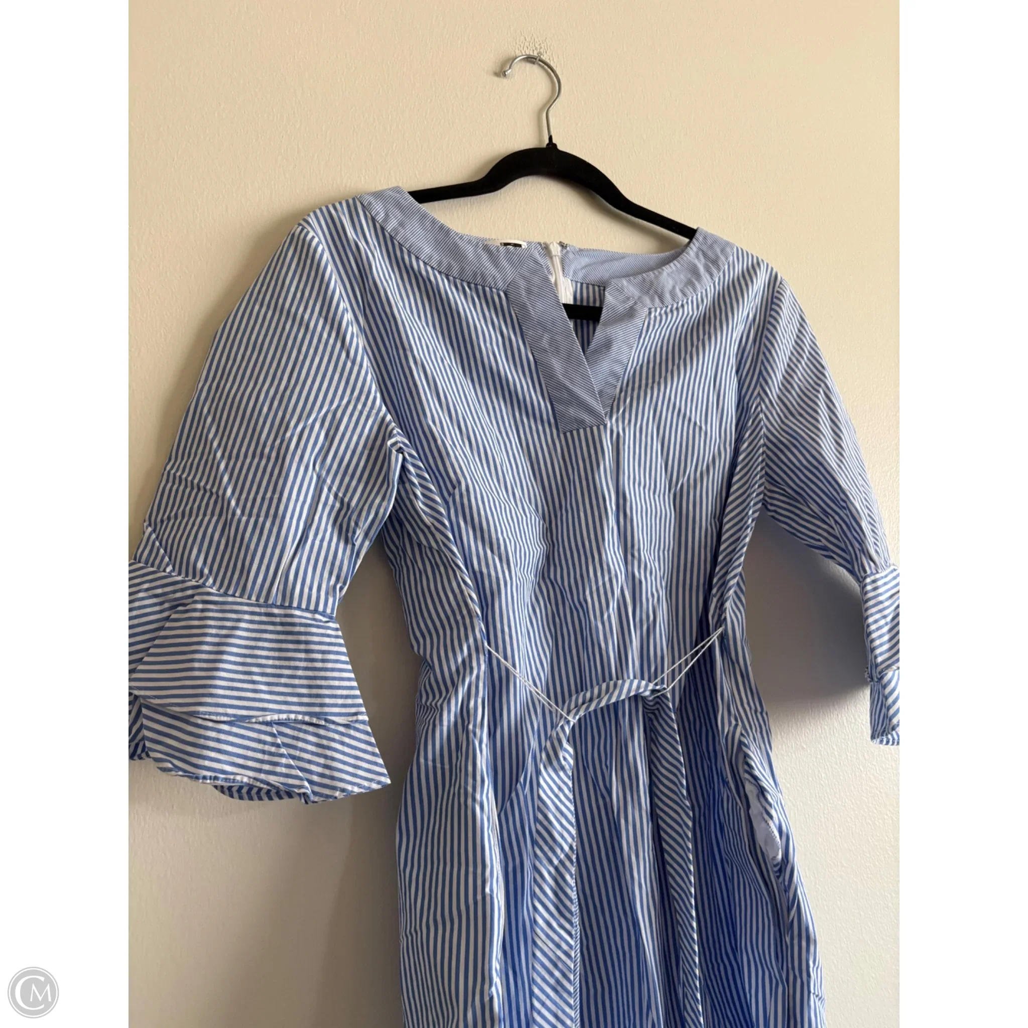 Dress Casual Midi By Talbots In Striped Pattern, Size: 6p - Image 3