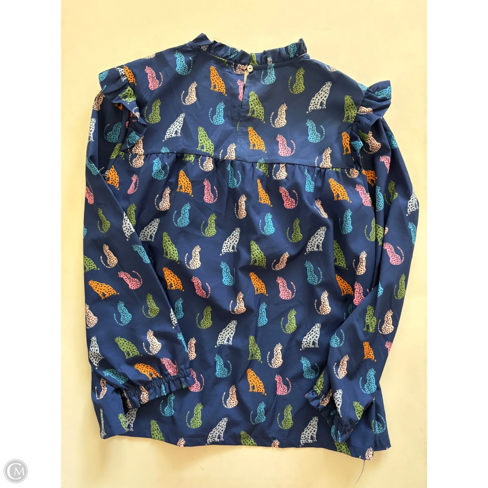 Top Long Sleeve By Michelle Mcdowell In Animal Print, Size: L - Image 2
