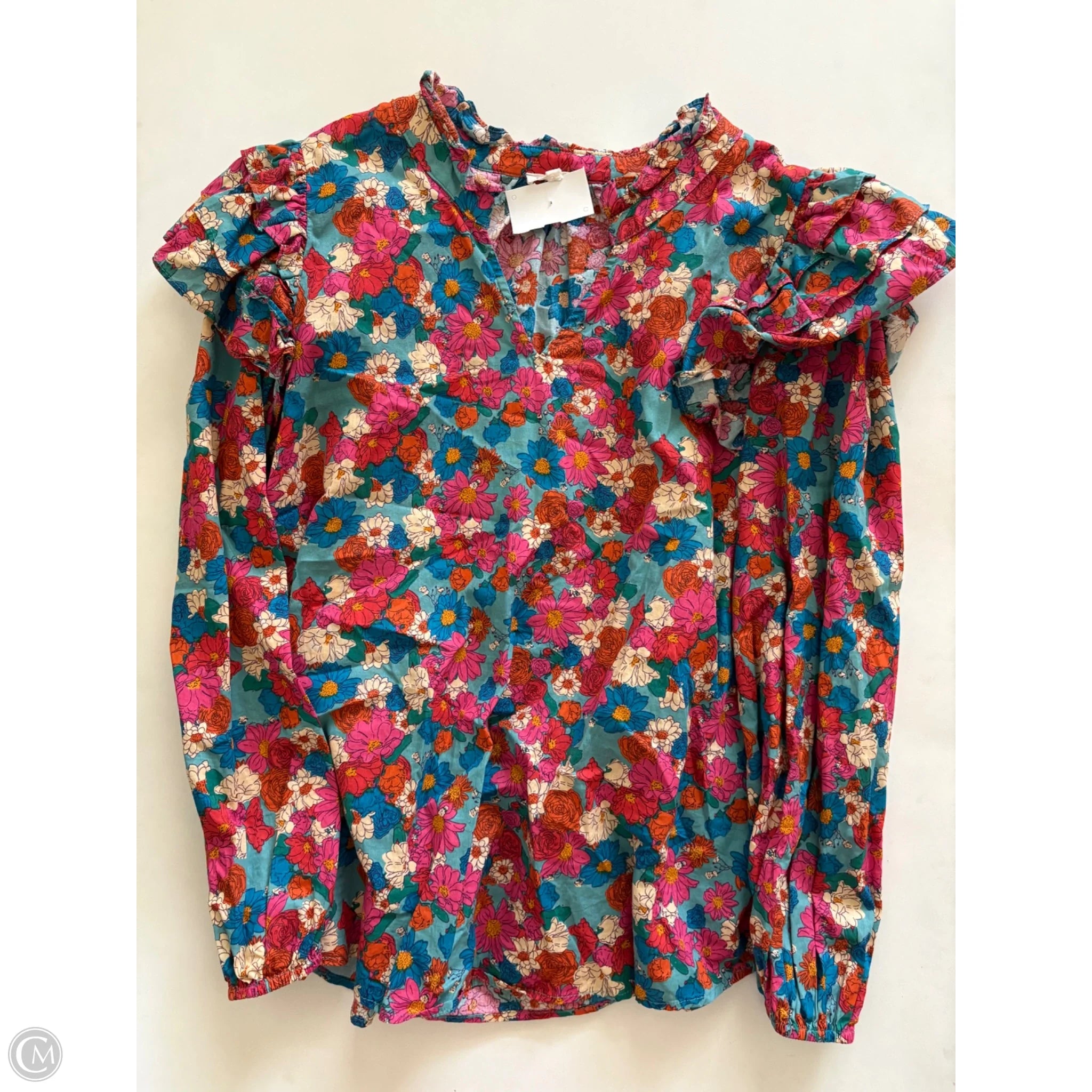 Top Long Sleeve By Jodifl In Multi-colored, Size: L - Image 1