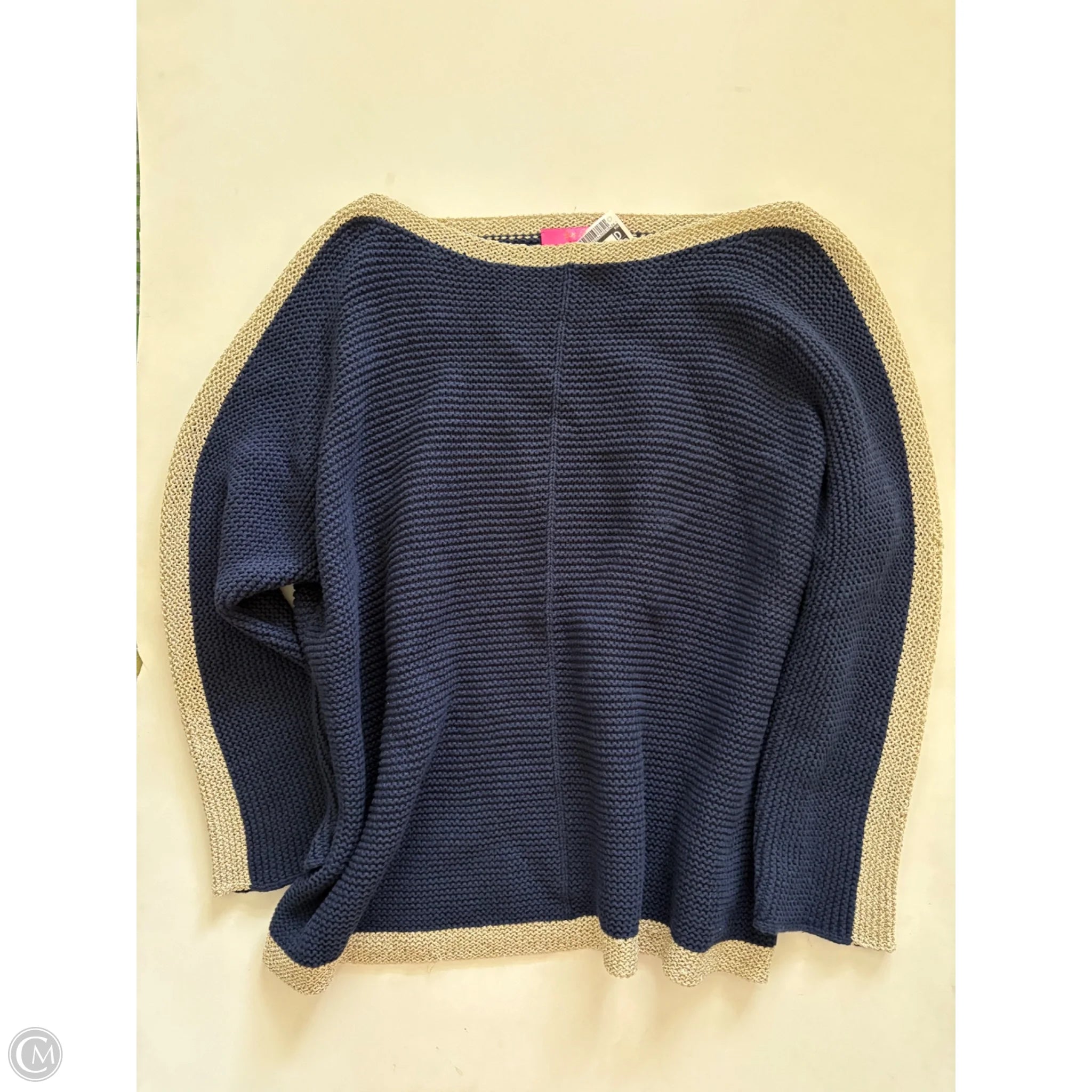 Sweater Designer By Lilly Pulitzer In Navy, Size: L - Image 1