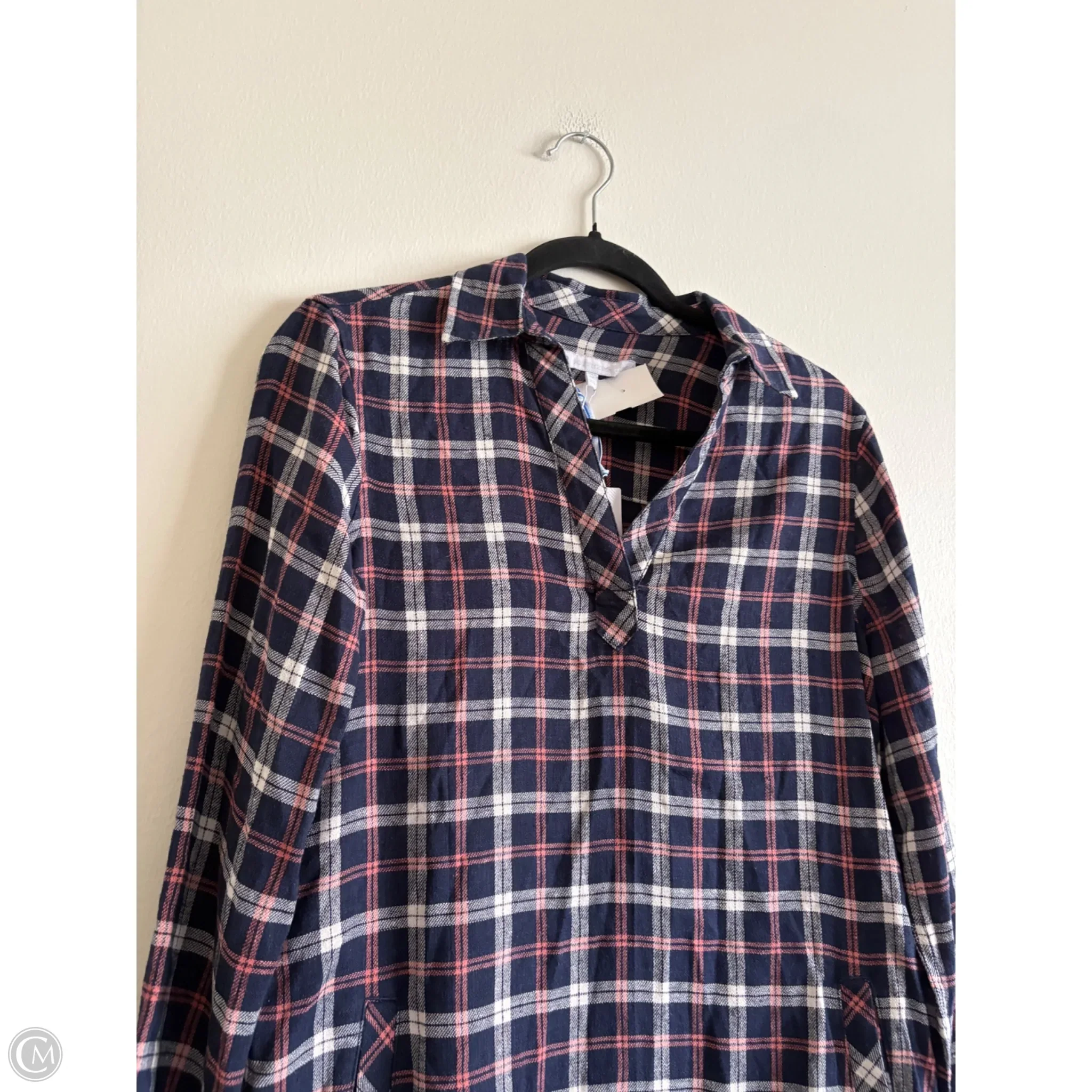 Dress Casual Midi By Southern Tide In Plaid Pattern, Size: M - Image 3