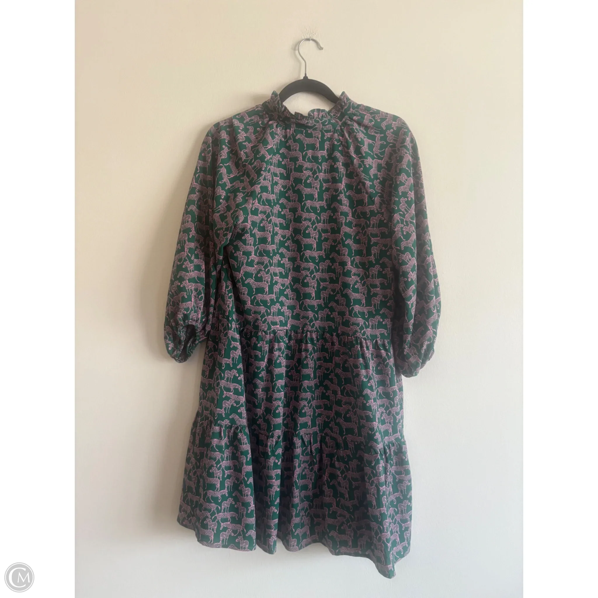 Dress Casual Midi By Joy Joy In Animal Print, Size: S - Image 2