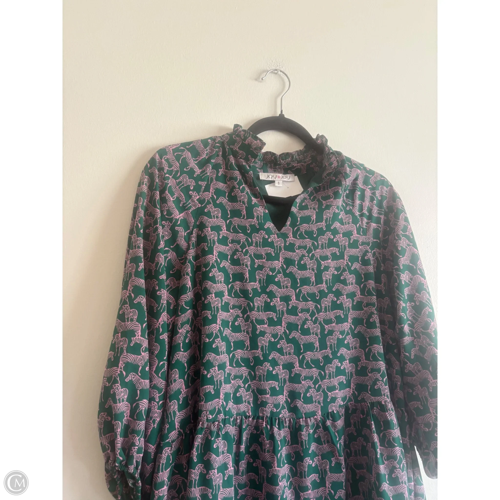Dress Casual Midi By Joy Joy In Animal Print, Size: S - Image 3