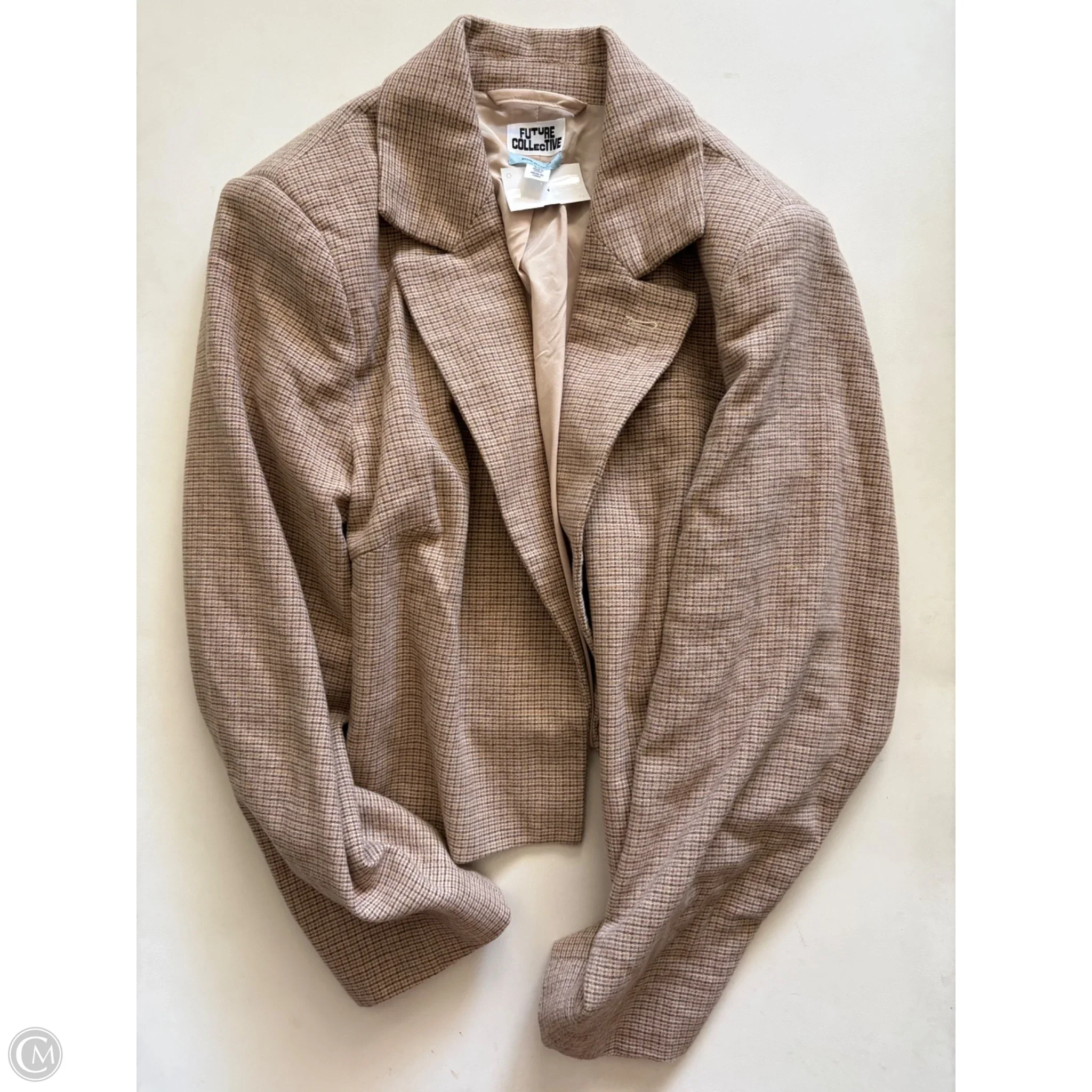 Blazer By Future Collective In Tan, Size: 2x - Image 1