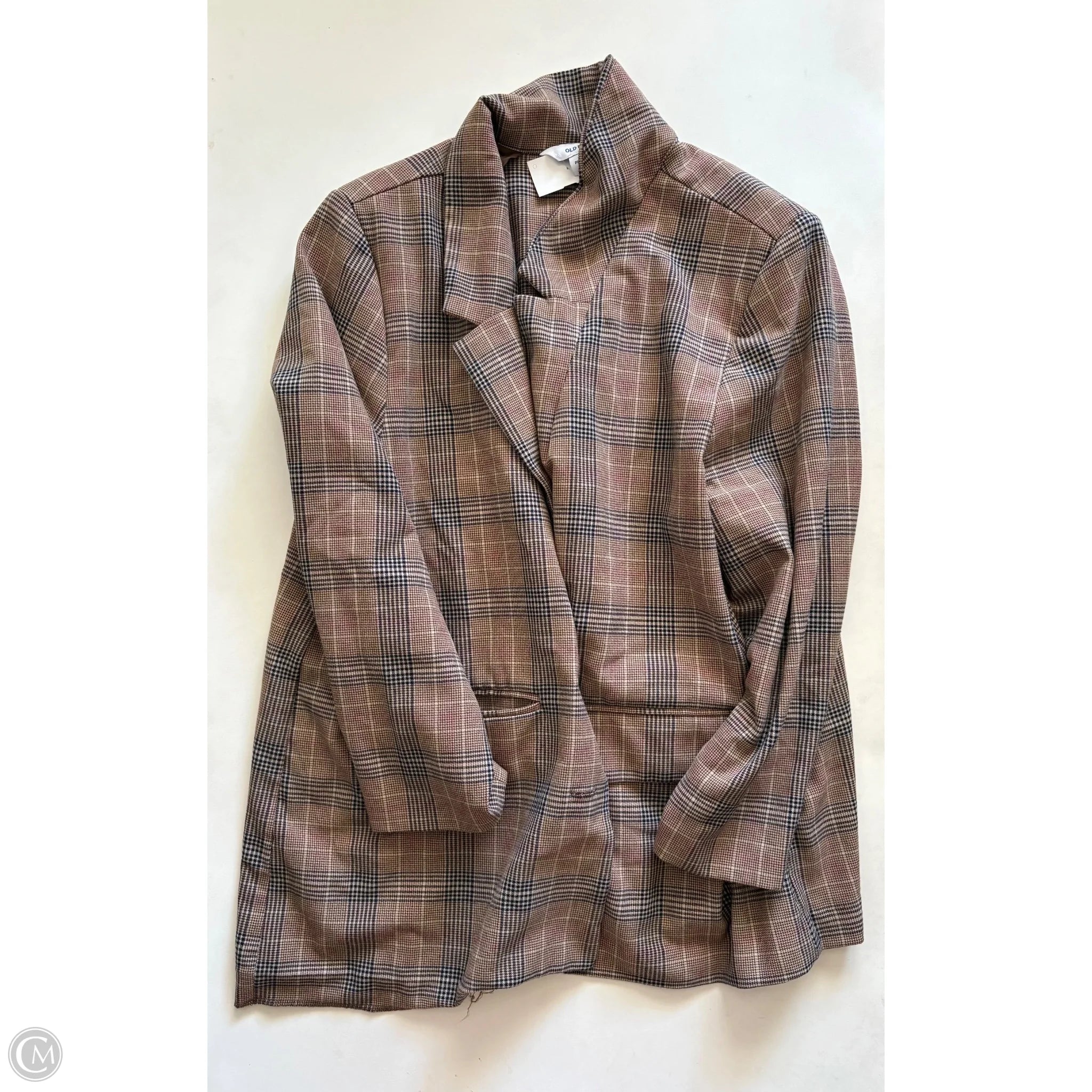 Blazer By Old Navy In Plaid Pattern, Size: Xlp - Image 1