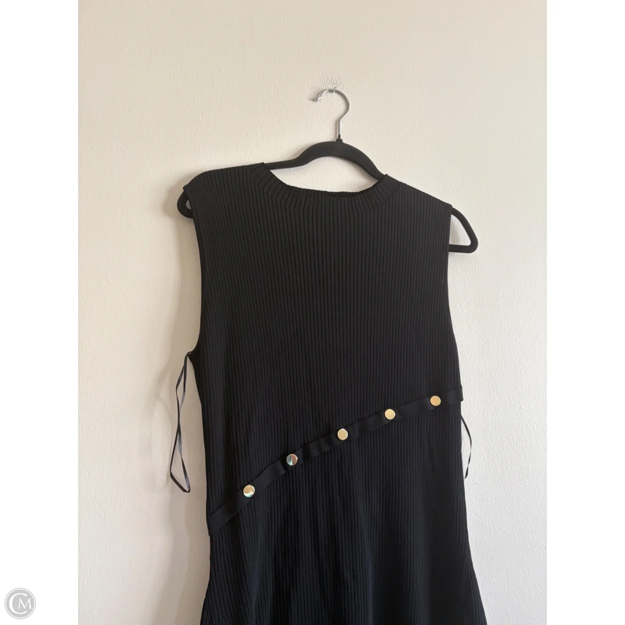Dress Casual Maxi By Inc In Black, Size: Xlp - Image 3