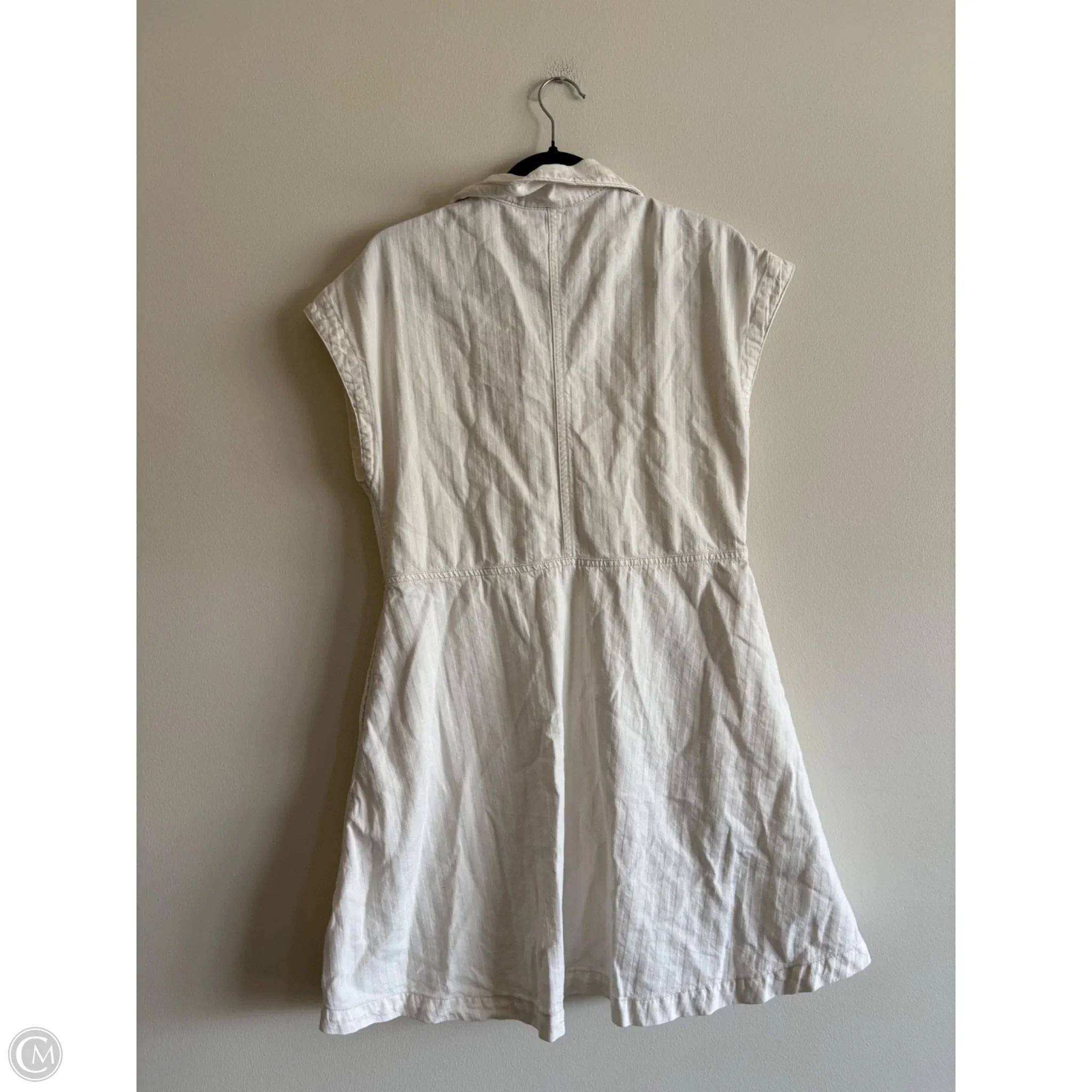 Dress Casual Midi By Universal Thread In Cream, Size: S - Image 2