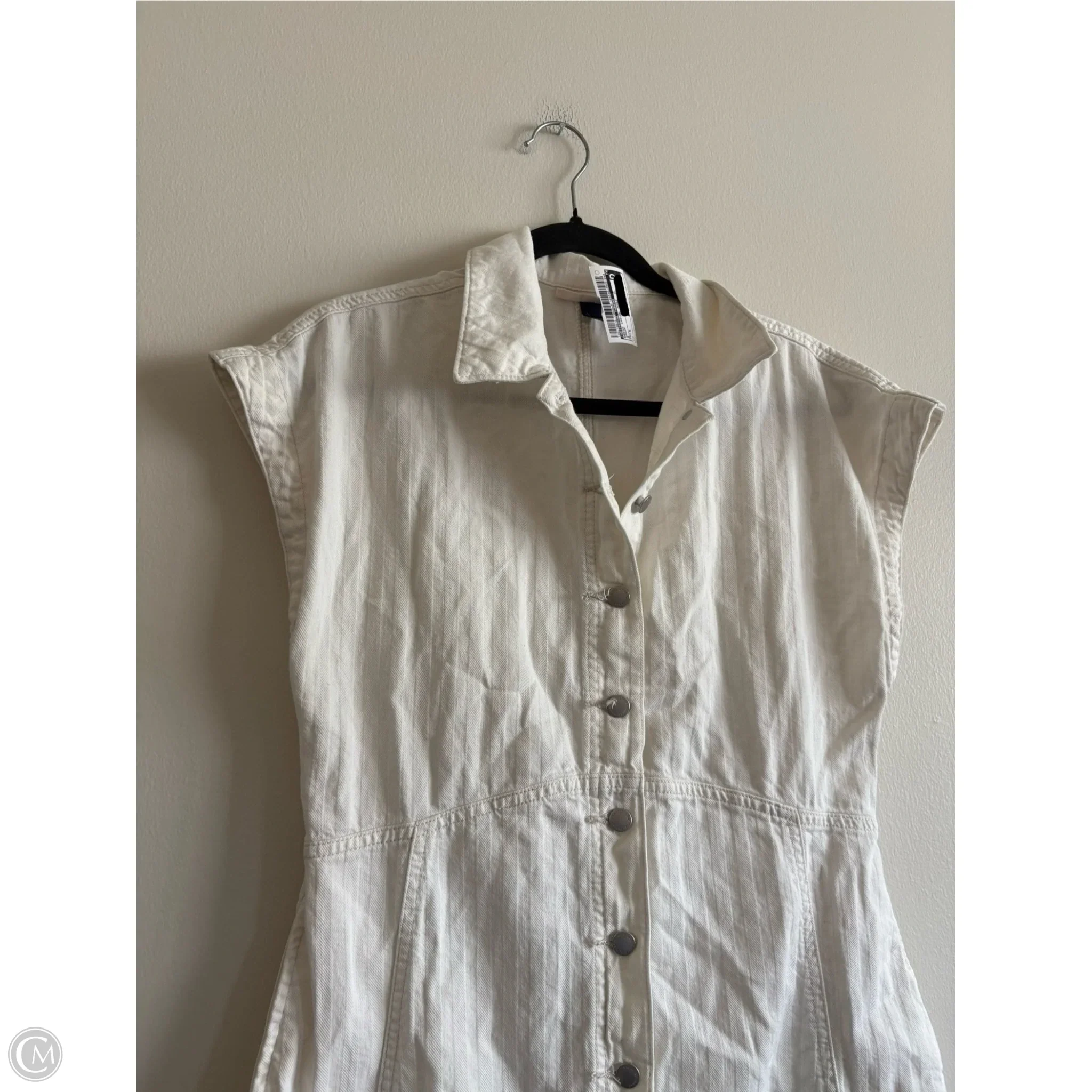Dress Casual Midi By Universal Thread In Cream, Size: S - Image 3