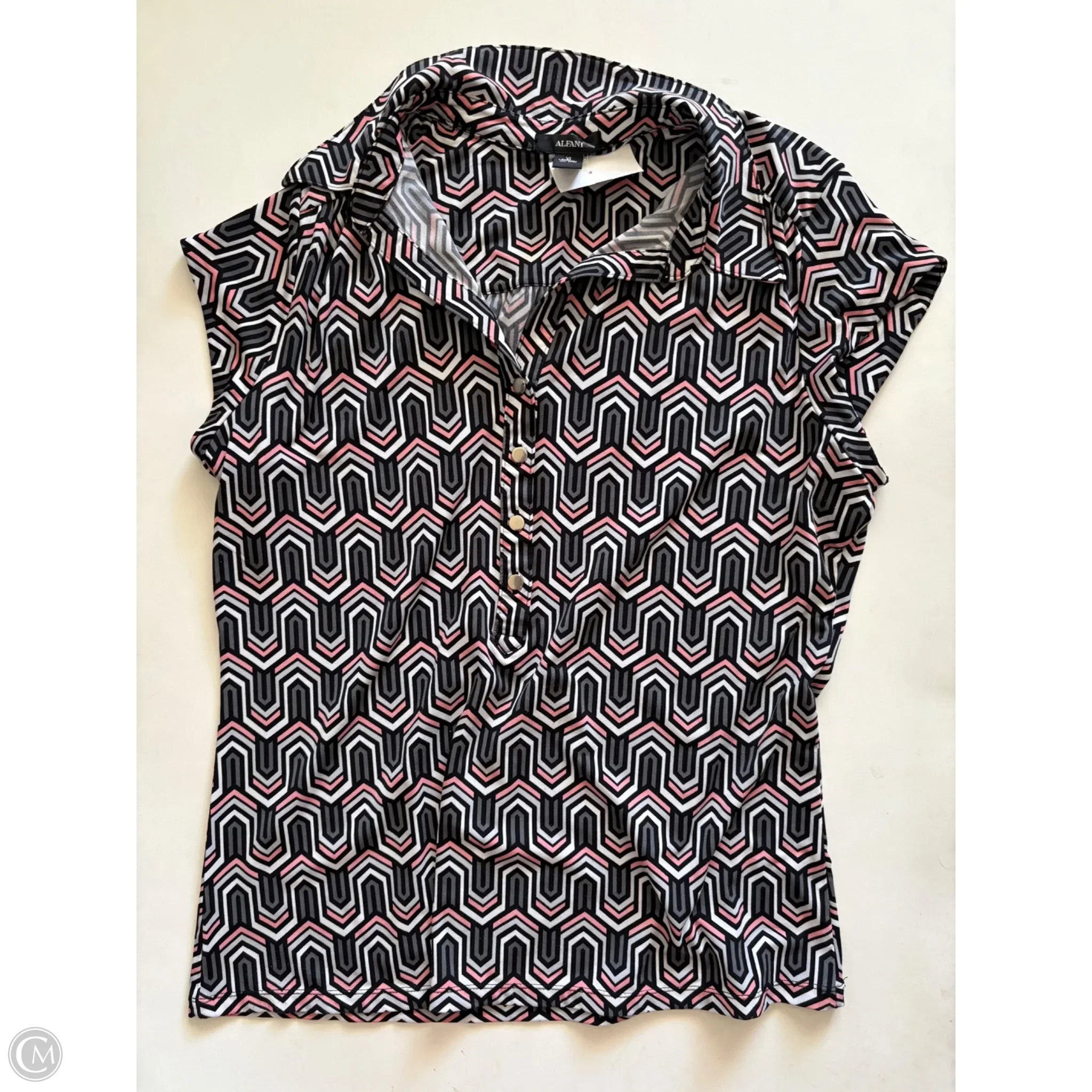 Top Sleeveless By Alfani In Multi-colored, Size: Xl