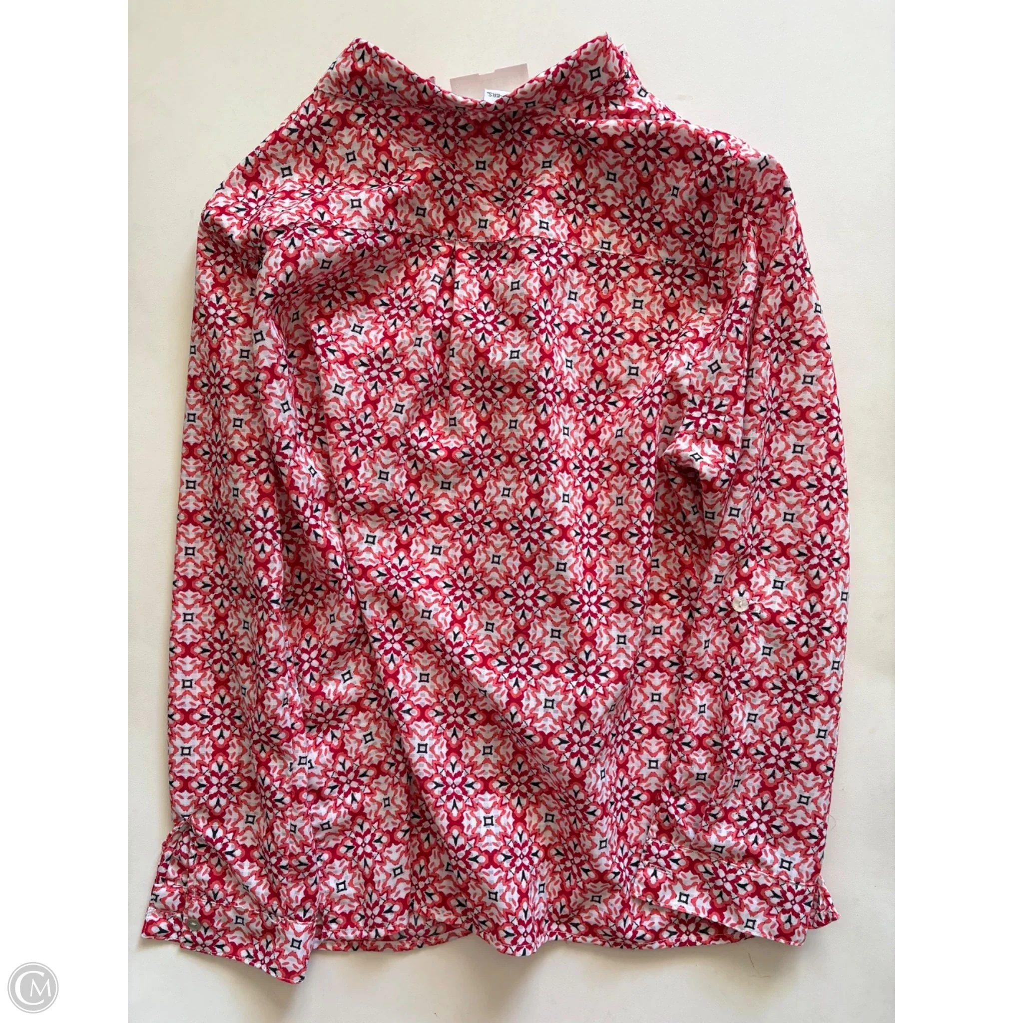 Top Long Sleeve By Kim Rogers In Floral Print, Size: Xl - Image 2