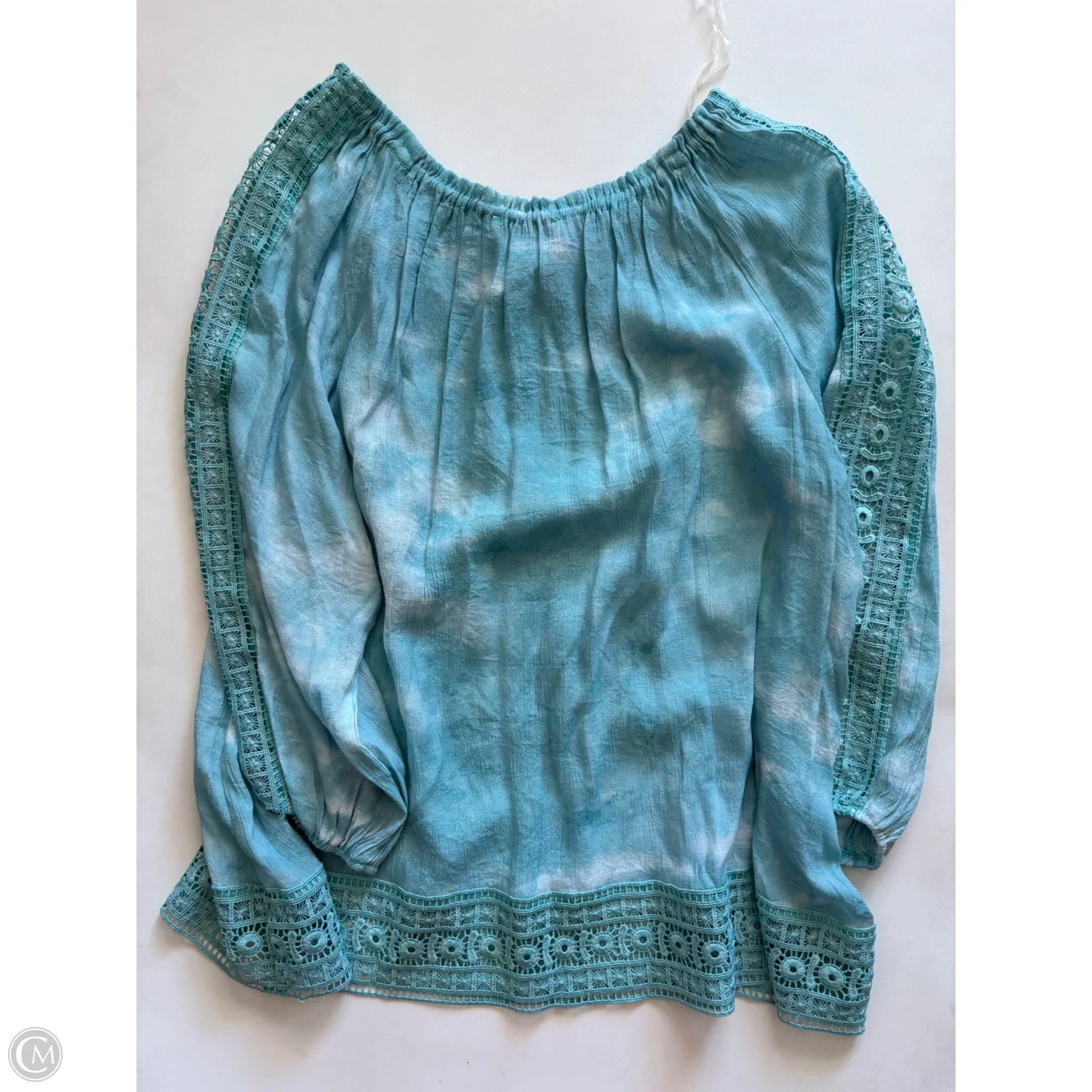 Top Long Sleeve By New Directions In Blue, Size: Xl - Image 2