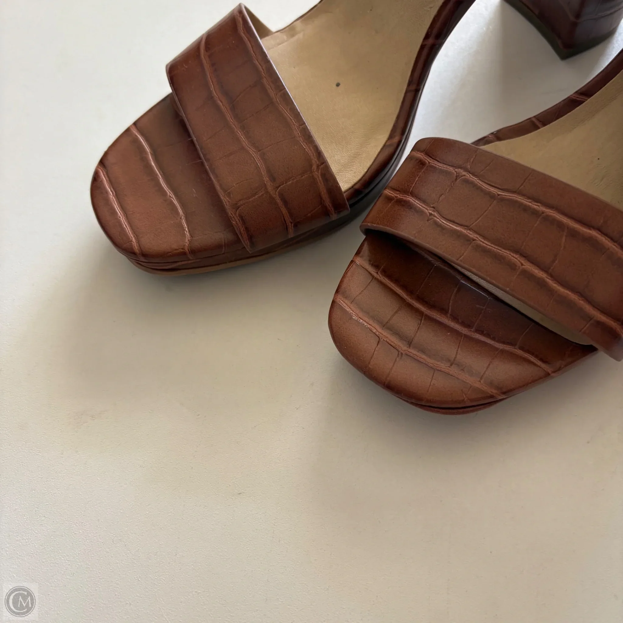Shoes Heels Block By Chinese Laundry In Brown, Size: 7.5 - Image 3