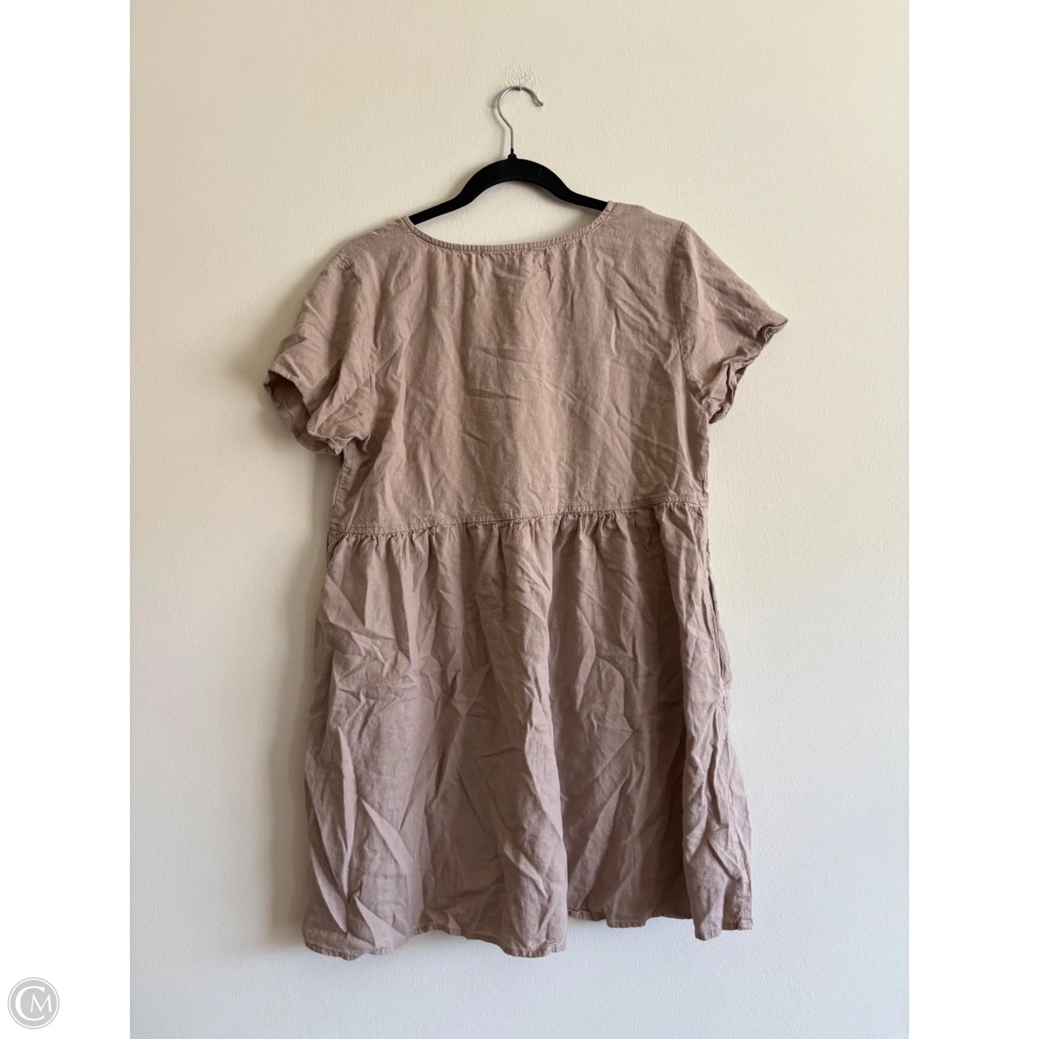 Dress Casual Short By Laynee & Lee In Tan, Size: M - Image 2