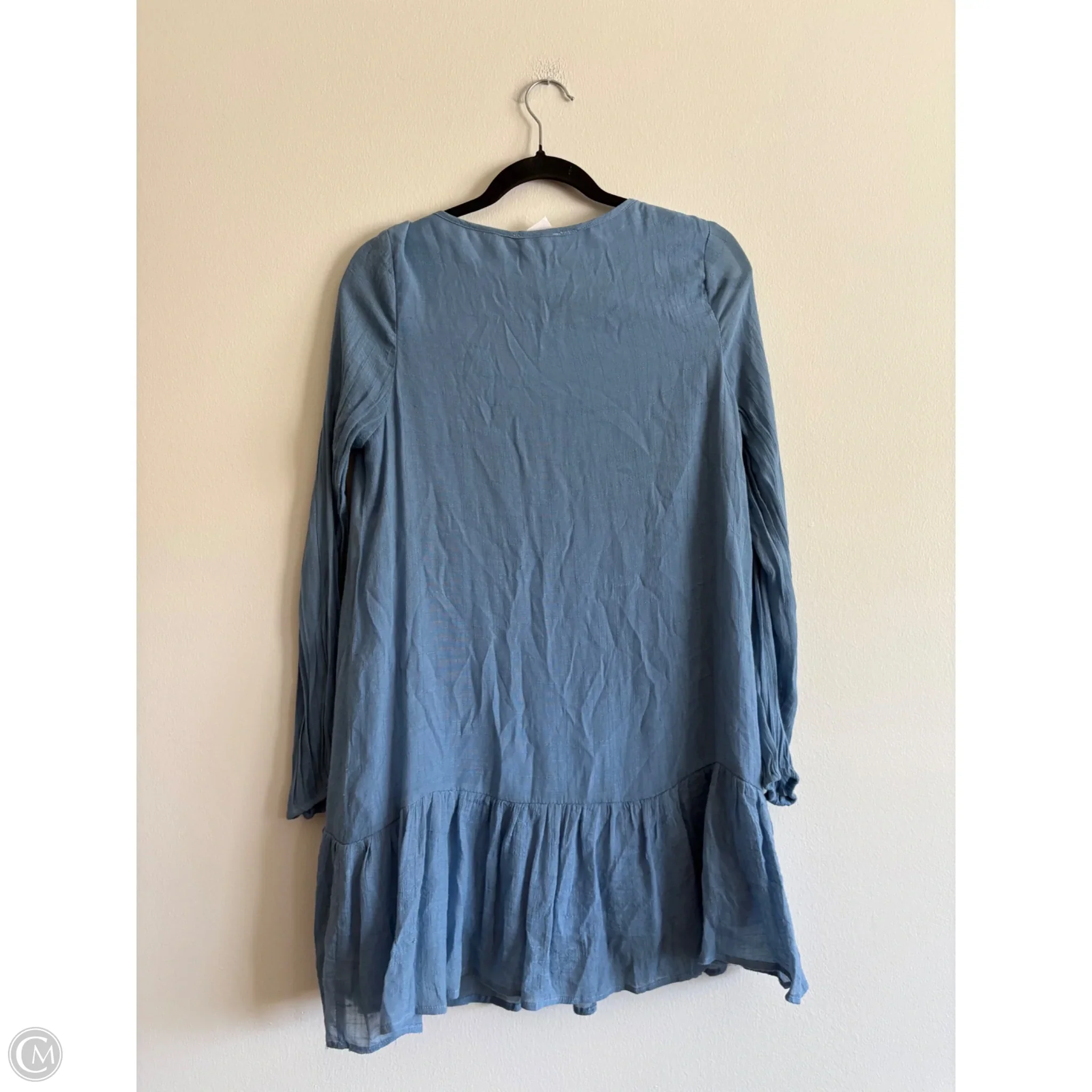 Dress Casual Midi By Entro In Blue, Size: S - Image 2