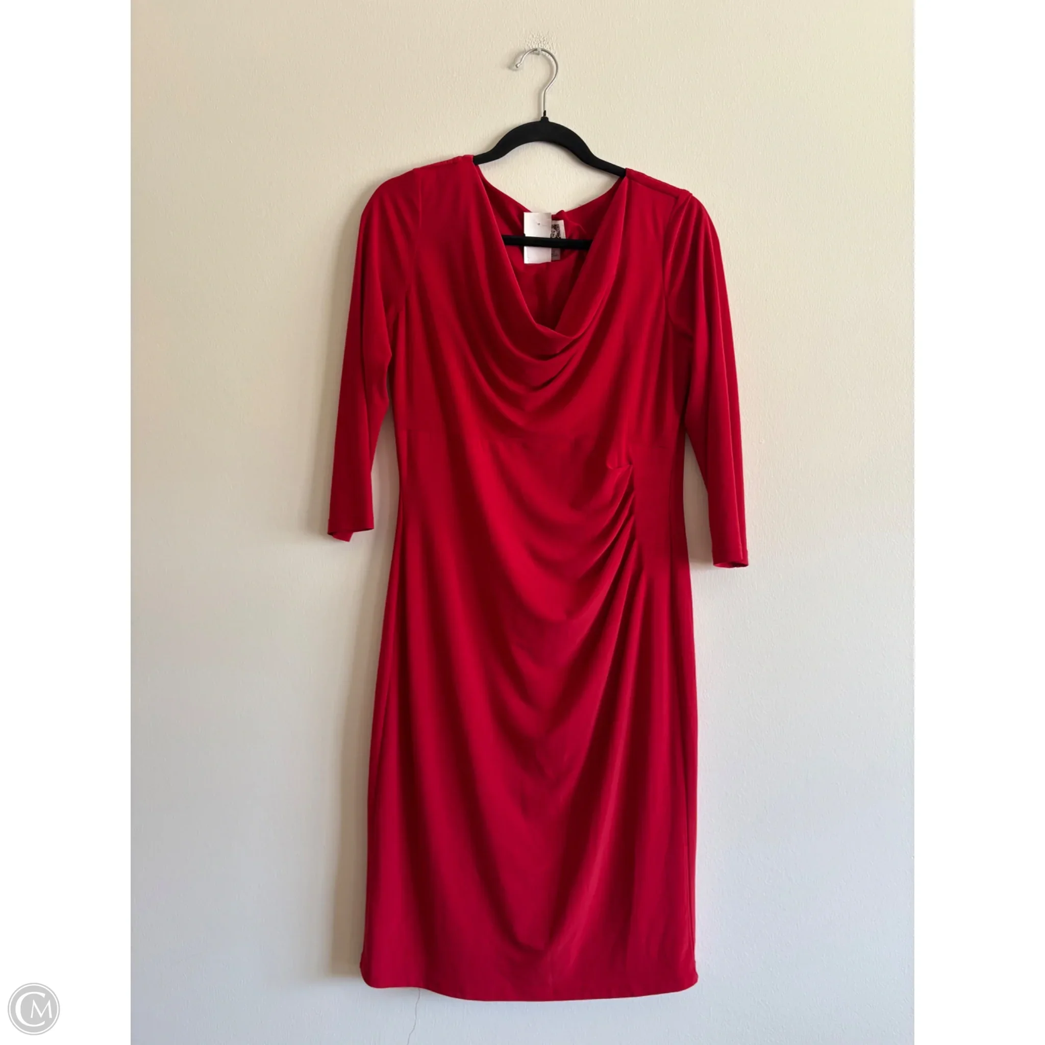 Dress Work By Anne Klein In Red, Size: 8 - Image 1
