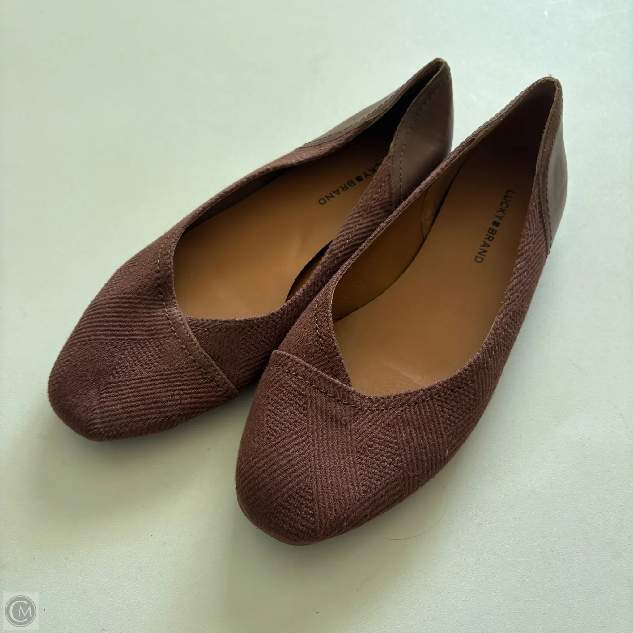 Shoes Flats By Lucky Brand In Brown, Size: 7.5 - Image 1